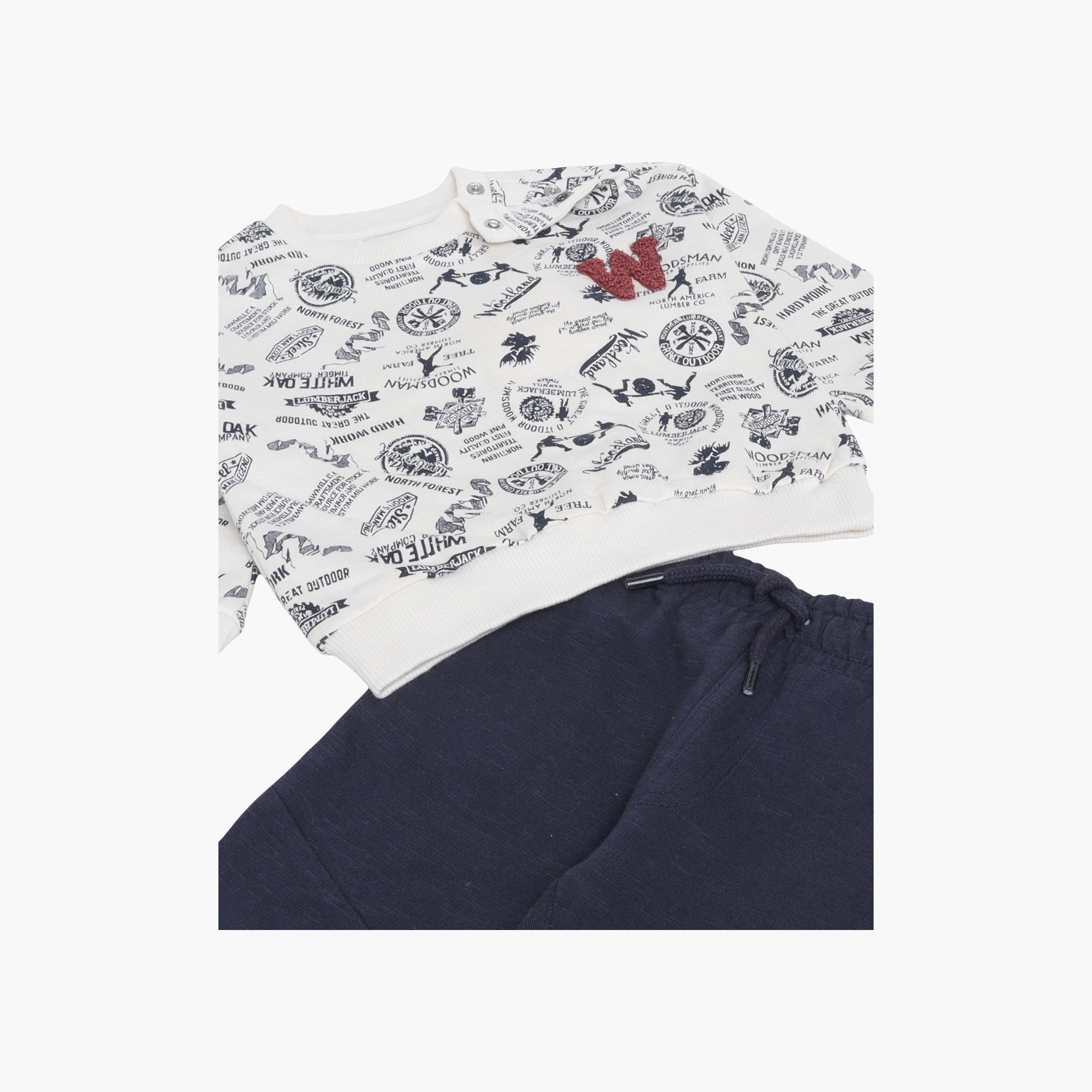 طقم سويت شيرت مطبوع بأكمام طويلة وبنطال جوجر من ديركجي-boys-clothing-setsandcoords-image-6