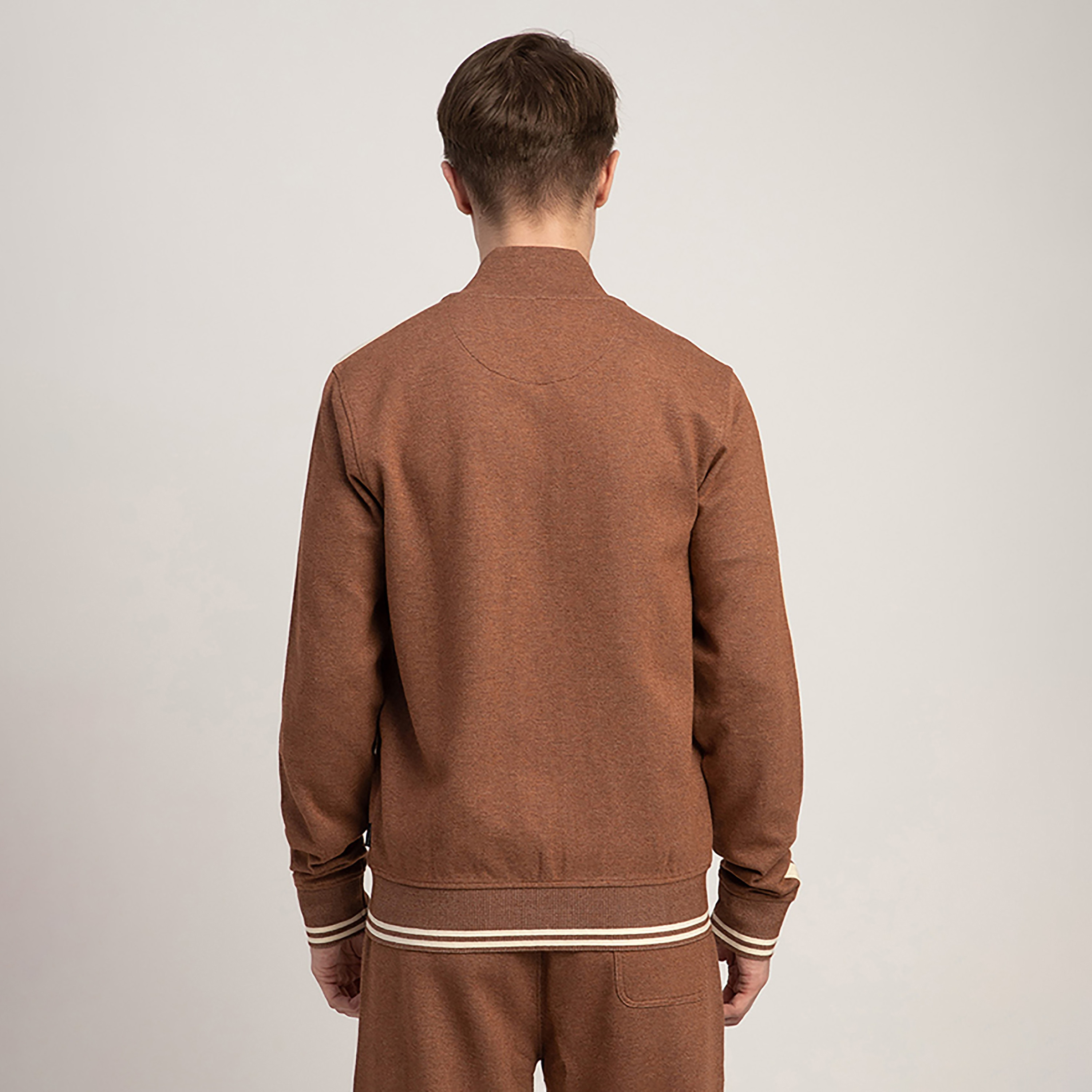 Beverly Hills Polo Club Side Striped Stand collar Long Sleeves Men's Zip Through Sweatshirt-men-winterwear-hoodiesandsweatshirts-image-4