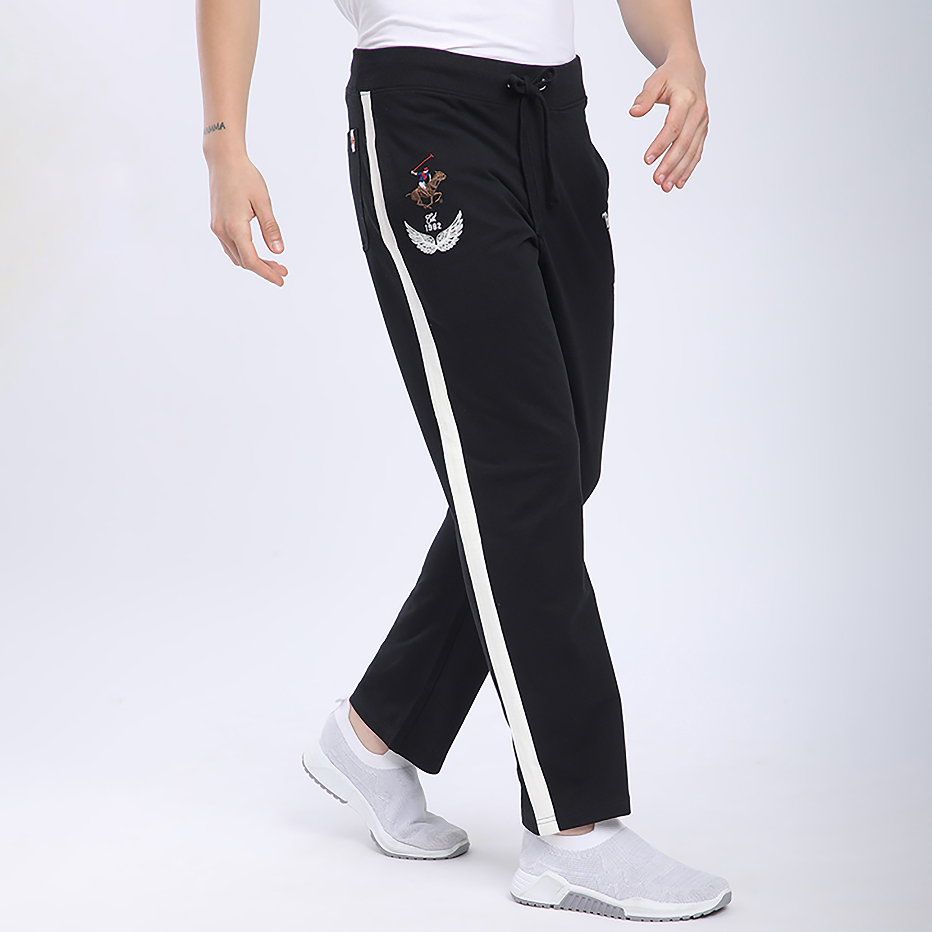 Beverly Hills Polo Club Side Striped Mid-Rise Drawstring Men's Sweatpants-men-clothing-bottoms-joggers-image-4