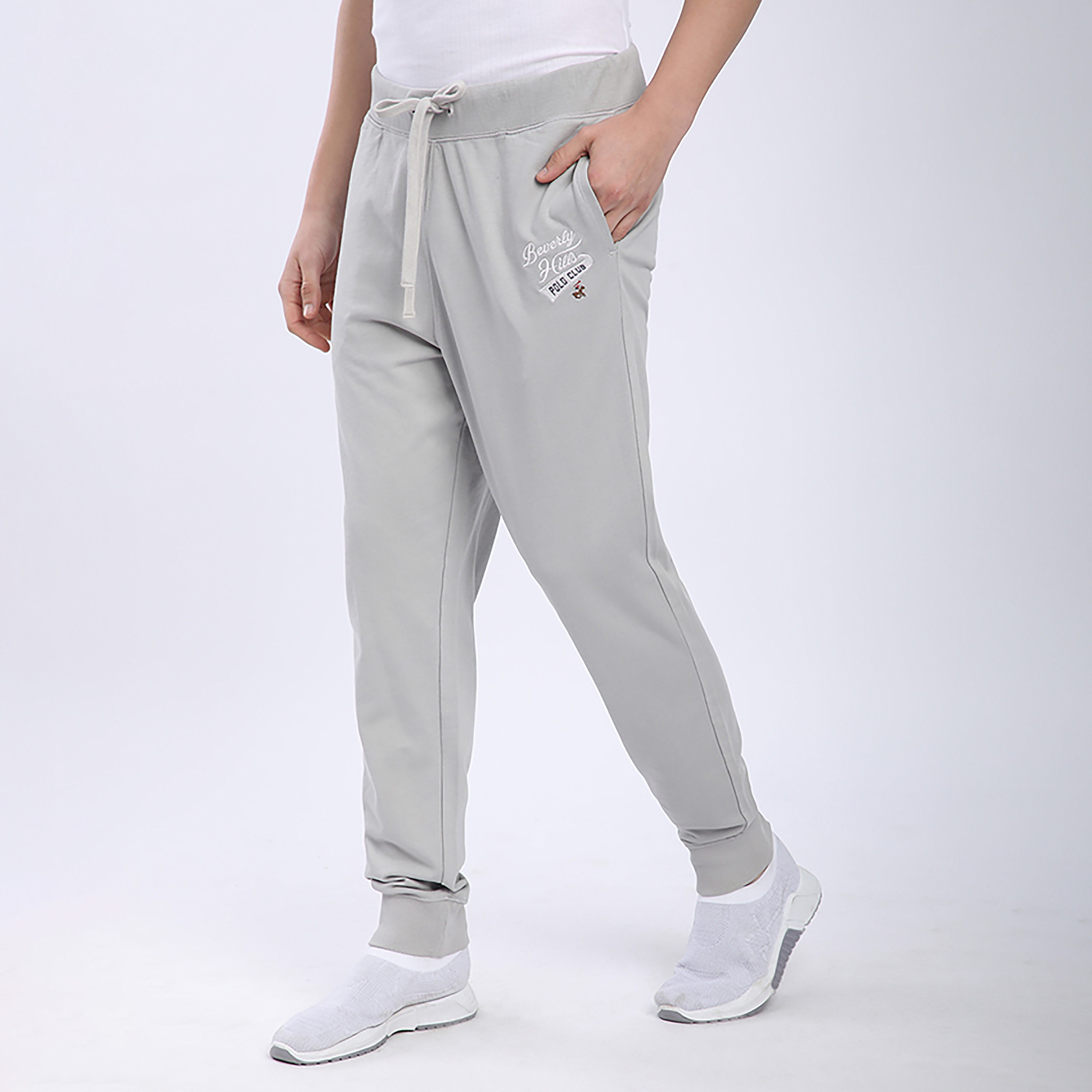 Beverly Hills Polo Club Plain Mid-Rise Drawstring Men's Sweatpants-men-clothing-bottoms-joggers-image-3