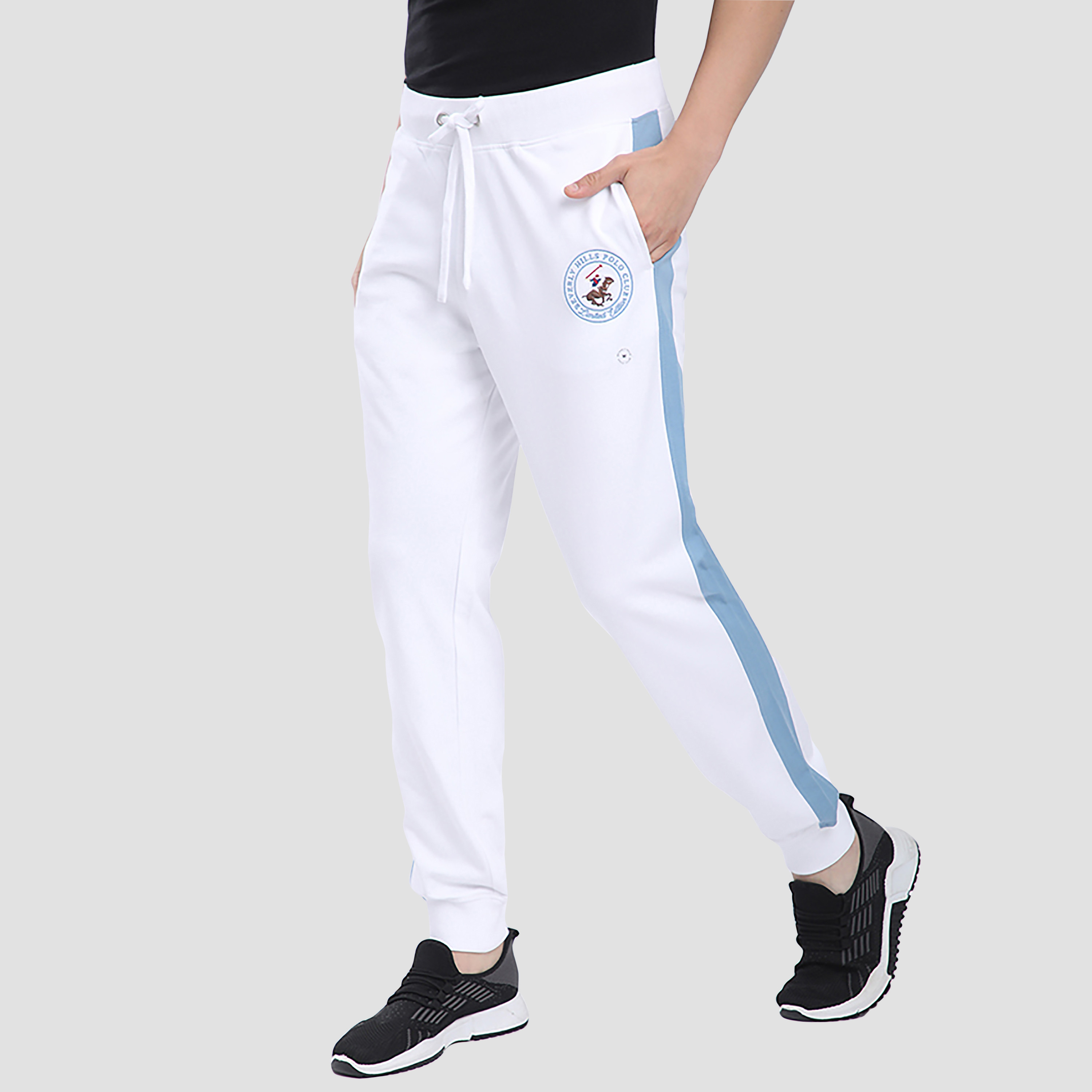 Beverly Hills Polo Club Side Striped Mid-Rise Drawstring Men's Sweatpants-men-clothing-bottoms-joggers-image-2