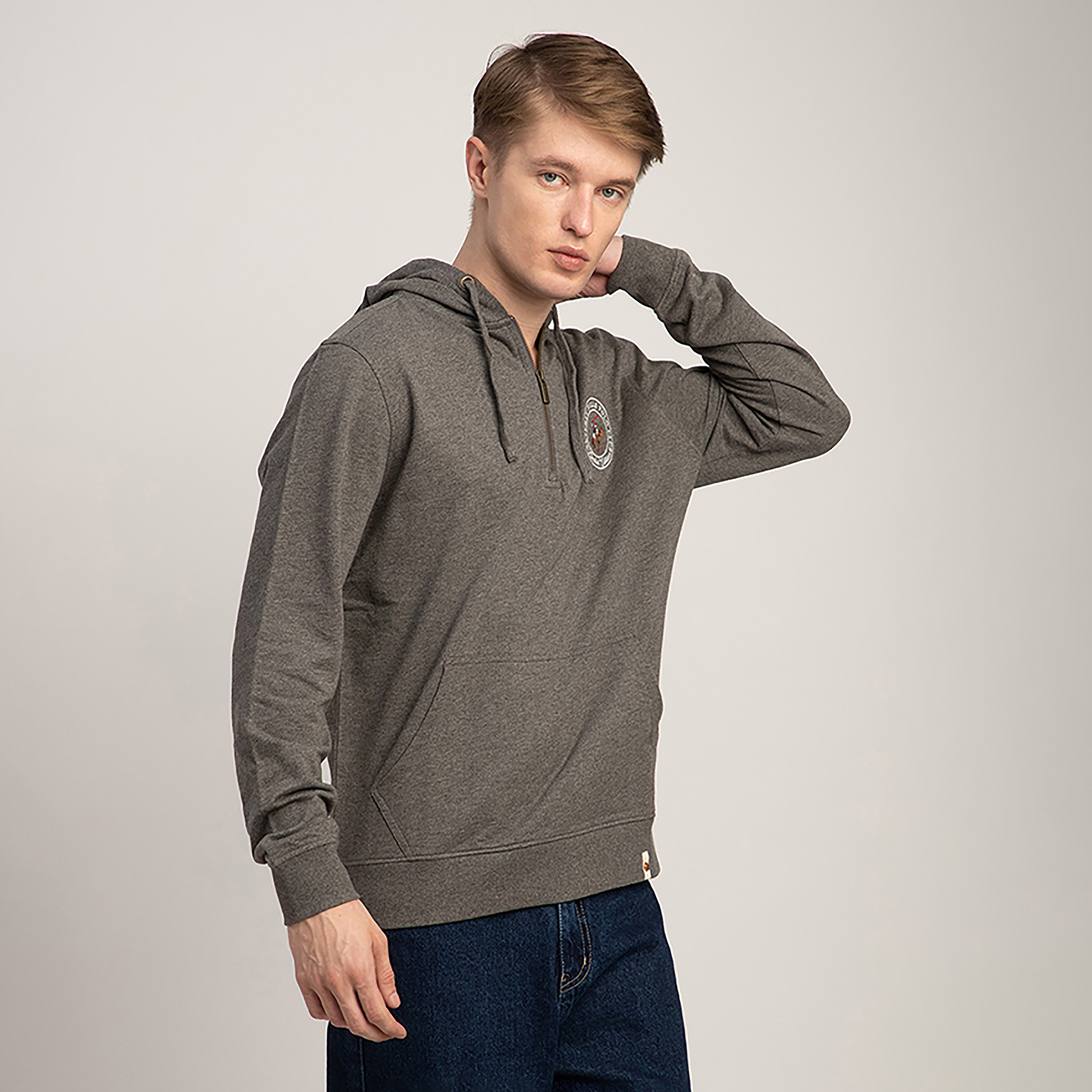 سويت شيرت رجالي سادة بغطاء رأس وأكمام طويلة من بيفرلي هيلز بولو كلوب-men-winterwear-hoodiesandsweatshirts-image-3