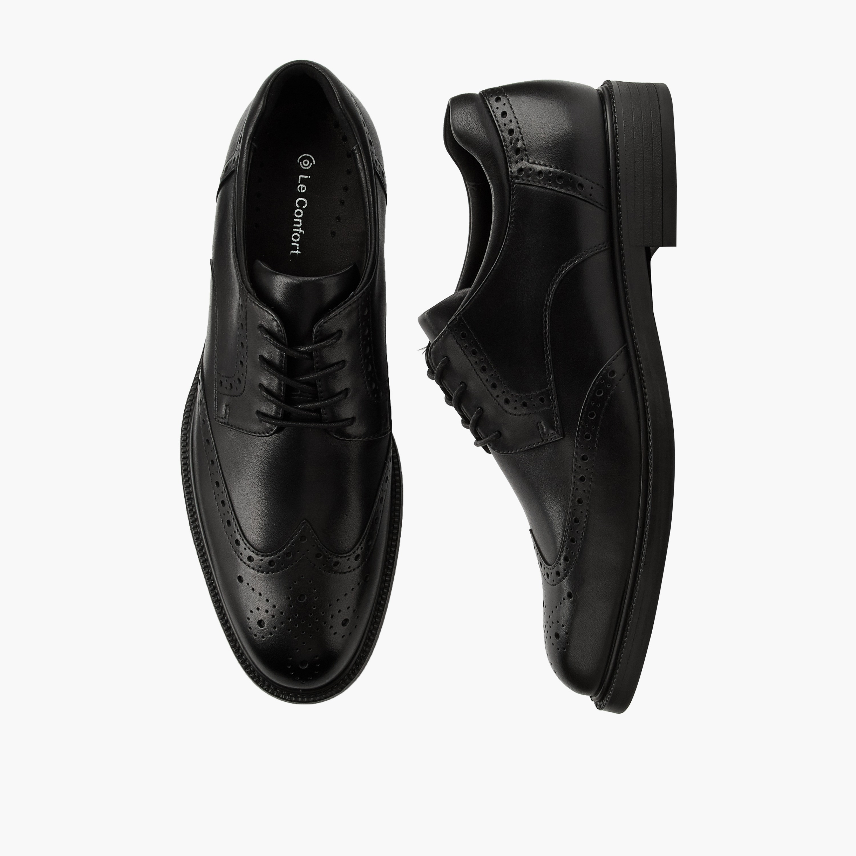 حذاء ديربي جلد للرجال من لو كونفورت-men-shoes-formalshoes-image-1
