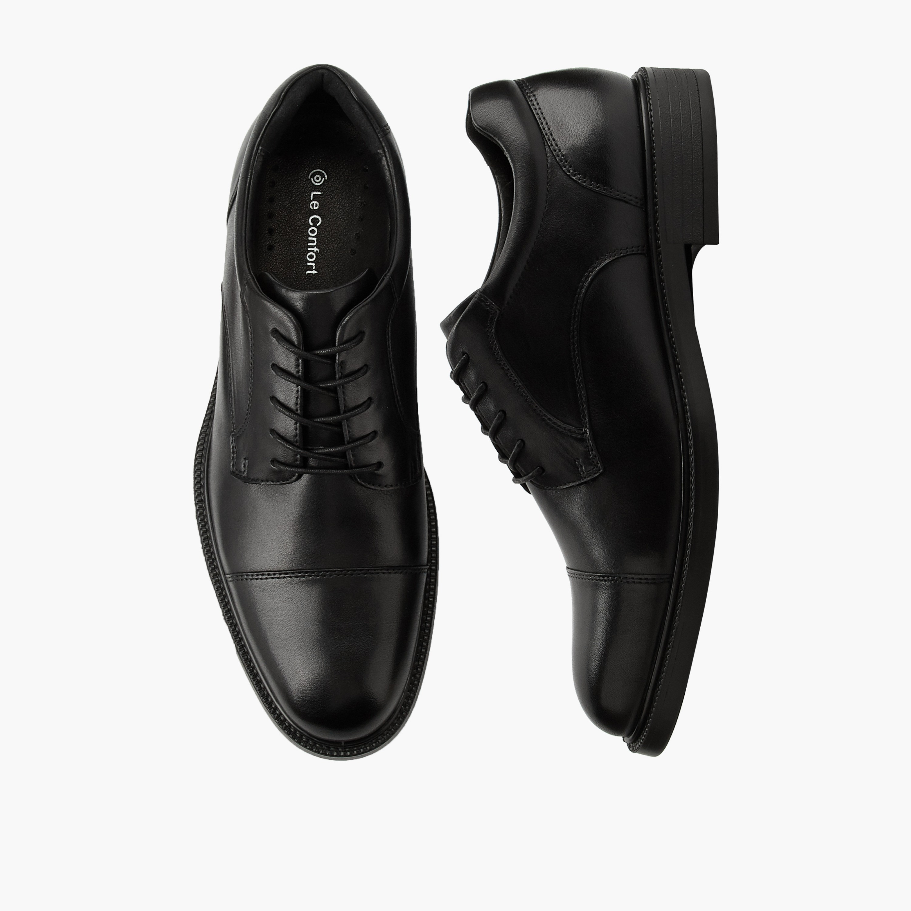 Le Confort Men Leather Derby Shoes-men-shoes-formalshoes-image-1