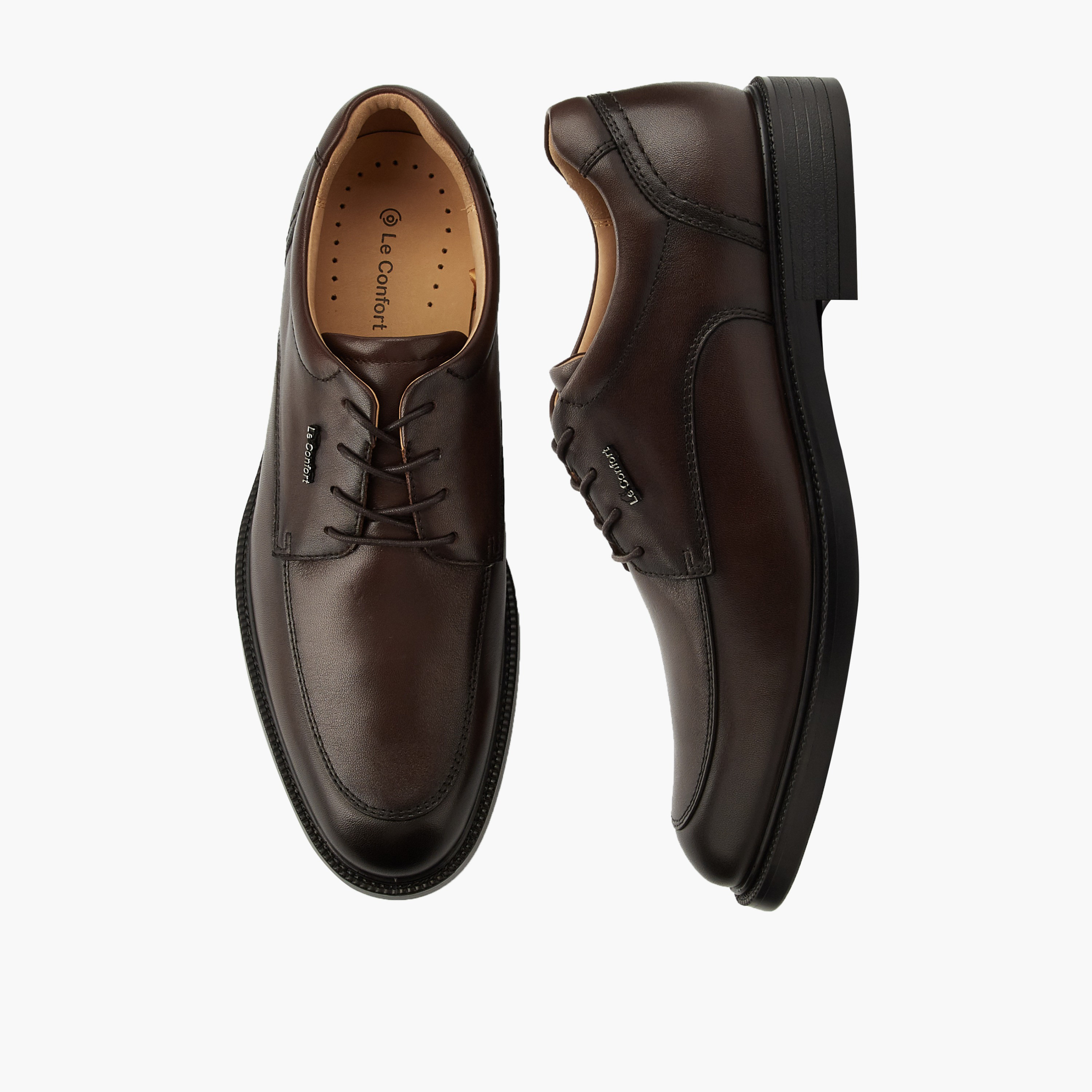 حذاء ديربي جلد للرجال من لو كونفورت-men-shoes-formalshoes-image-1