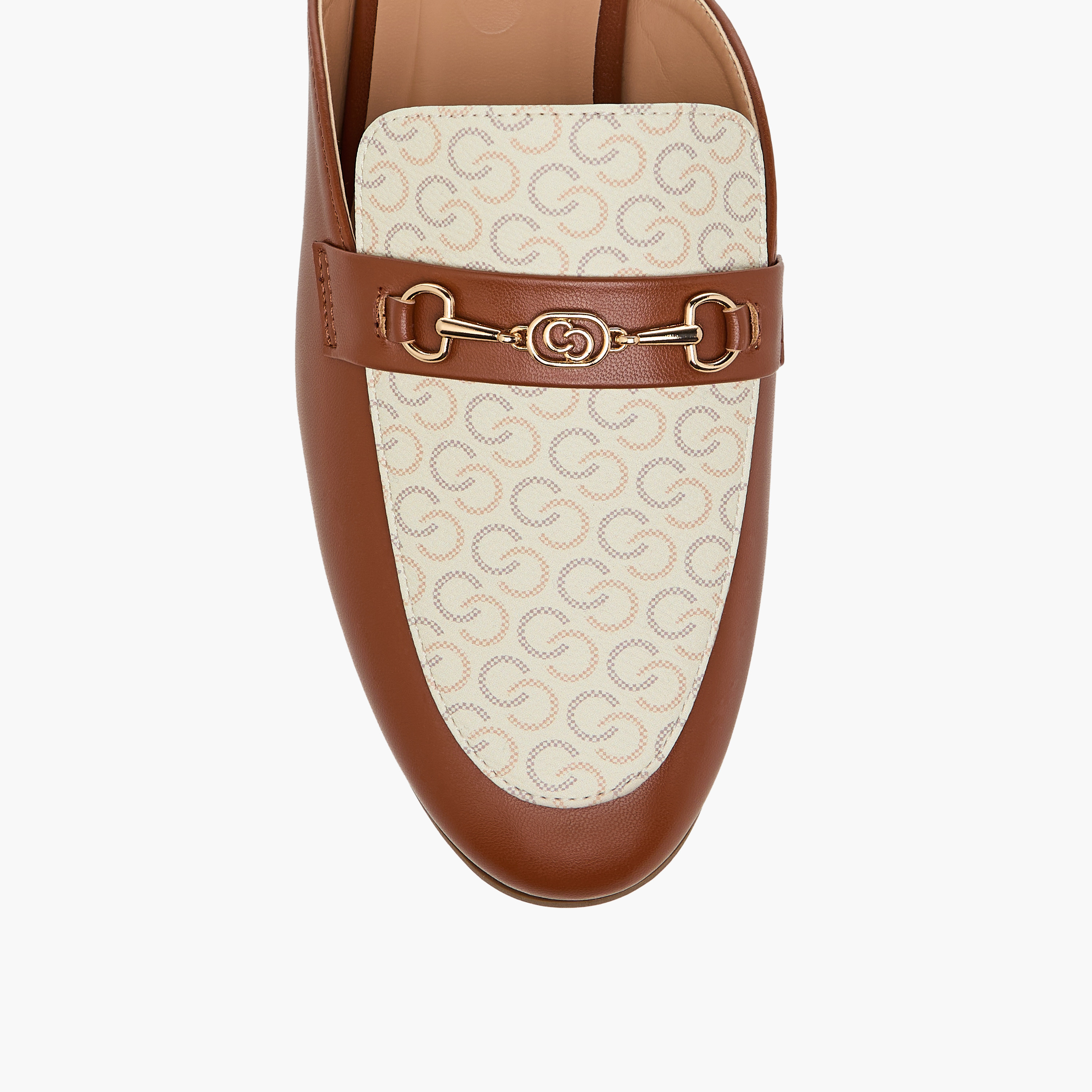 Celeste Women's Monogram Print Slip-On Mules-women-shoes-flats-mules-image-4