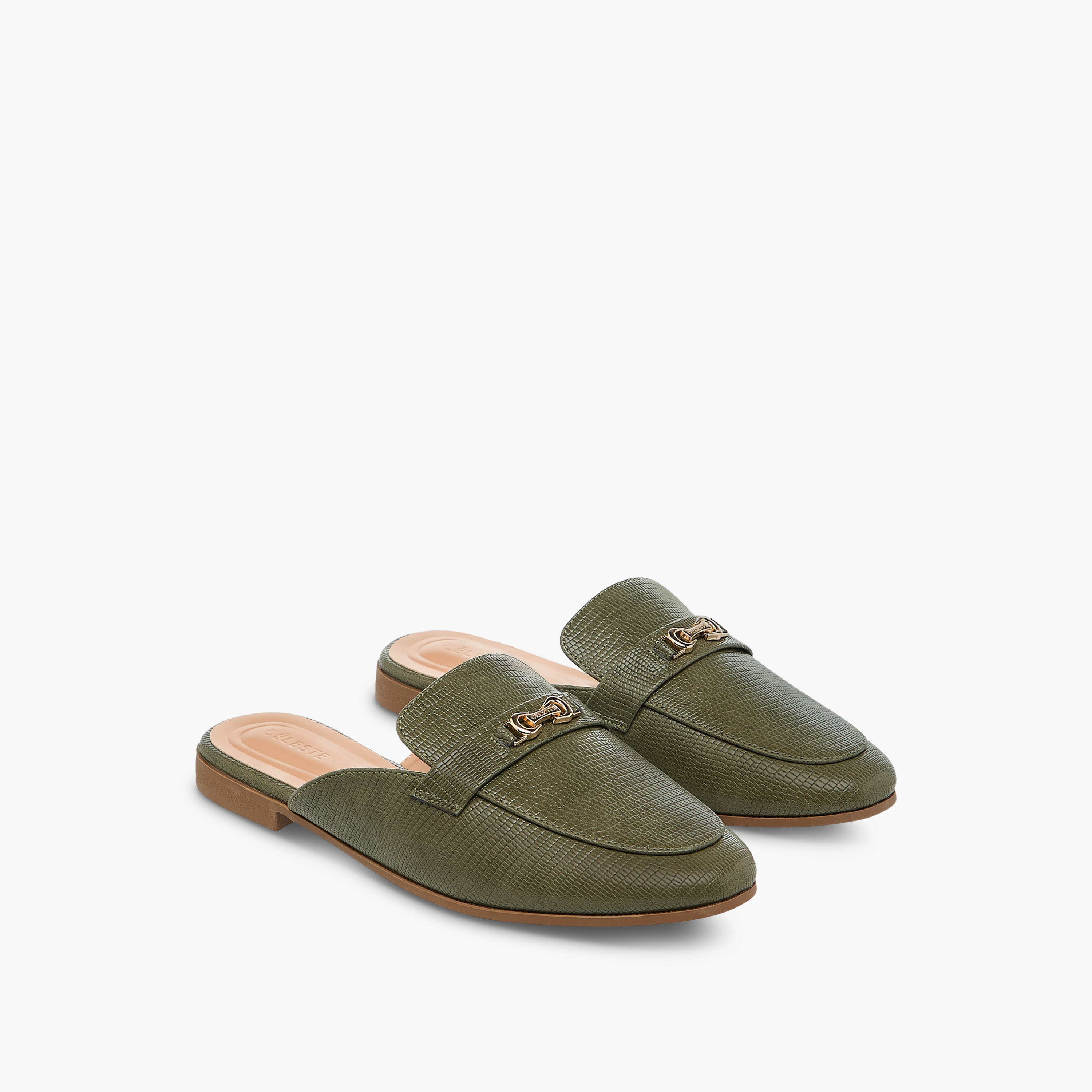 حذاء ميول سهل الارتداء وبارز الملمس للنساء من سيليست-women-shoes-flats-mules-image-1