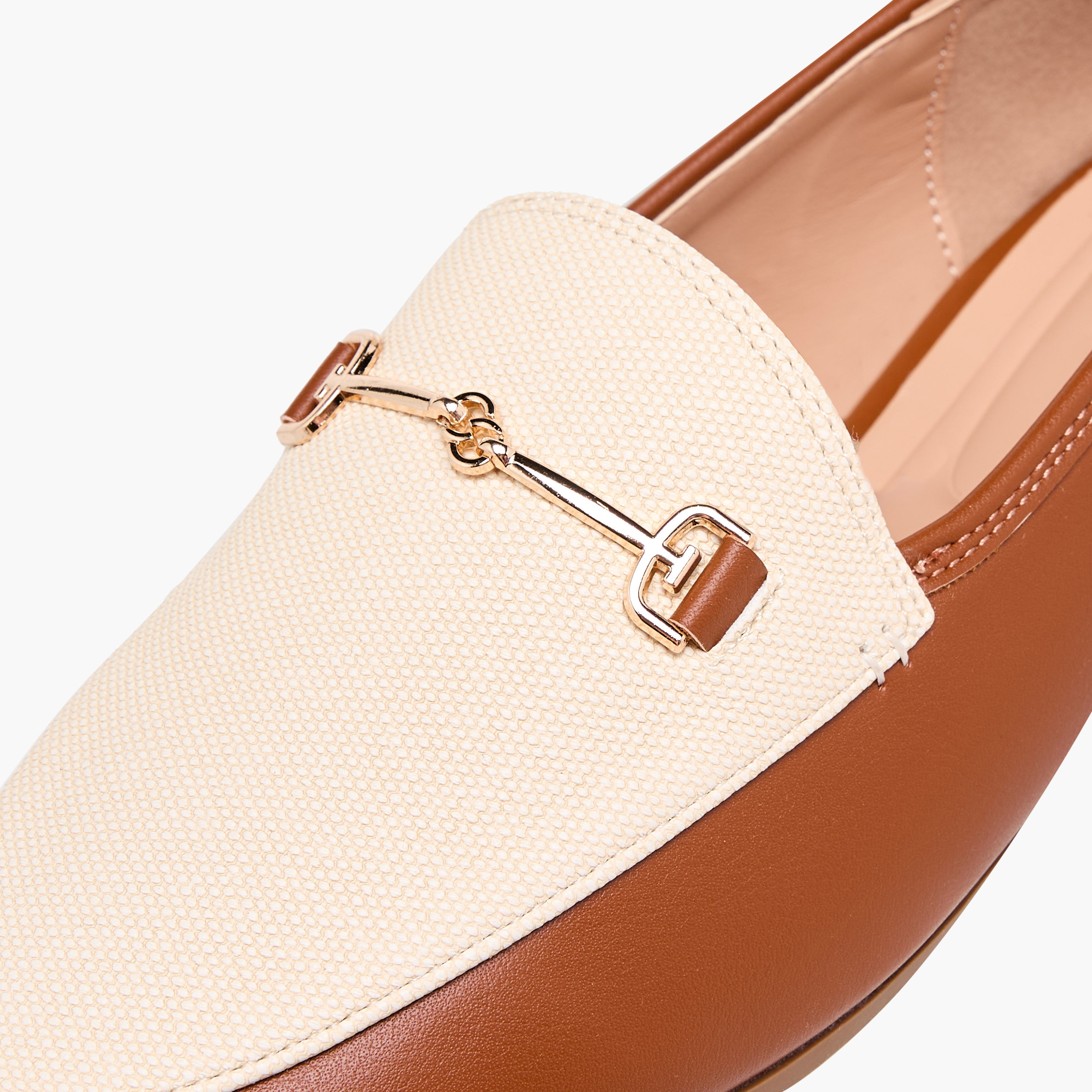 Celeste Women's Solid Slip-On Loafers with Metal Accent-women-shoes-loafersandmoccasins-image-4