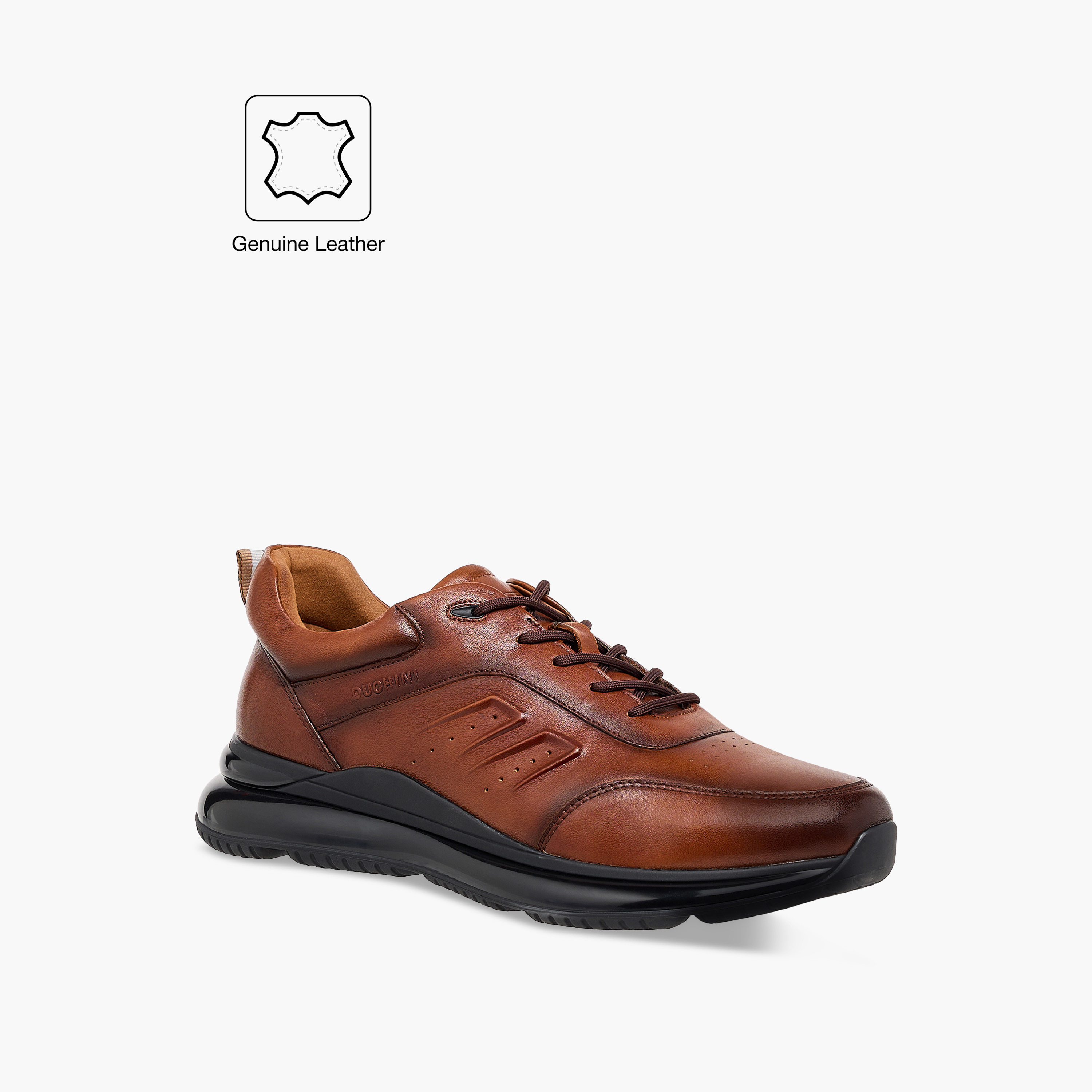 حذاء سنيكرز جلد برباط وألواح للرجال من دوتشيني-men-shoes-sneakers-image-2