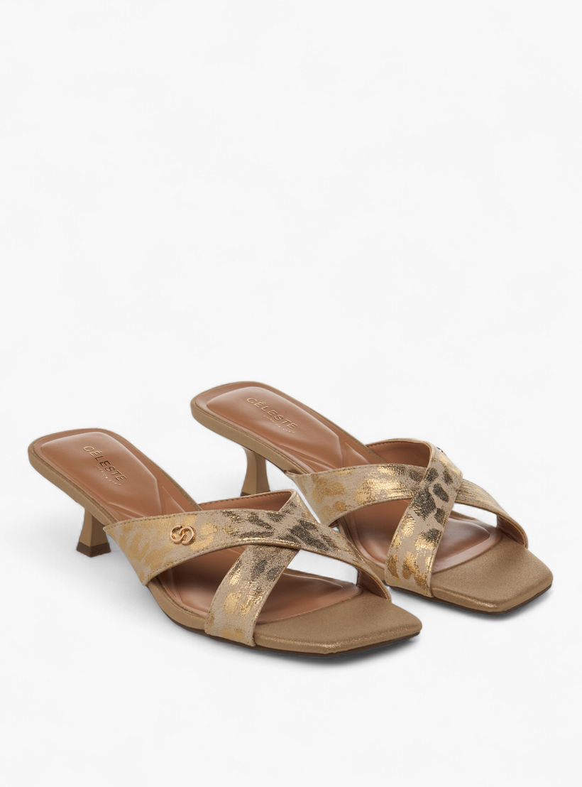 صندل بأحزمة متقاطعة وكعب صغير للنساء من سيليست-women-shoes-sandals-heeled-image-1
