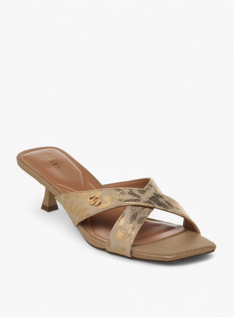 صندل بأحزمة متقاطعة وكعب صغير للنساء من سيليست-women-shoes-sandals-heeled-image-2