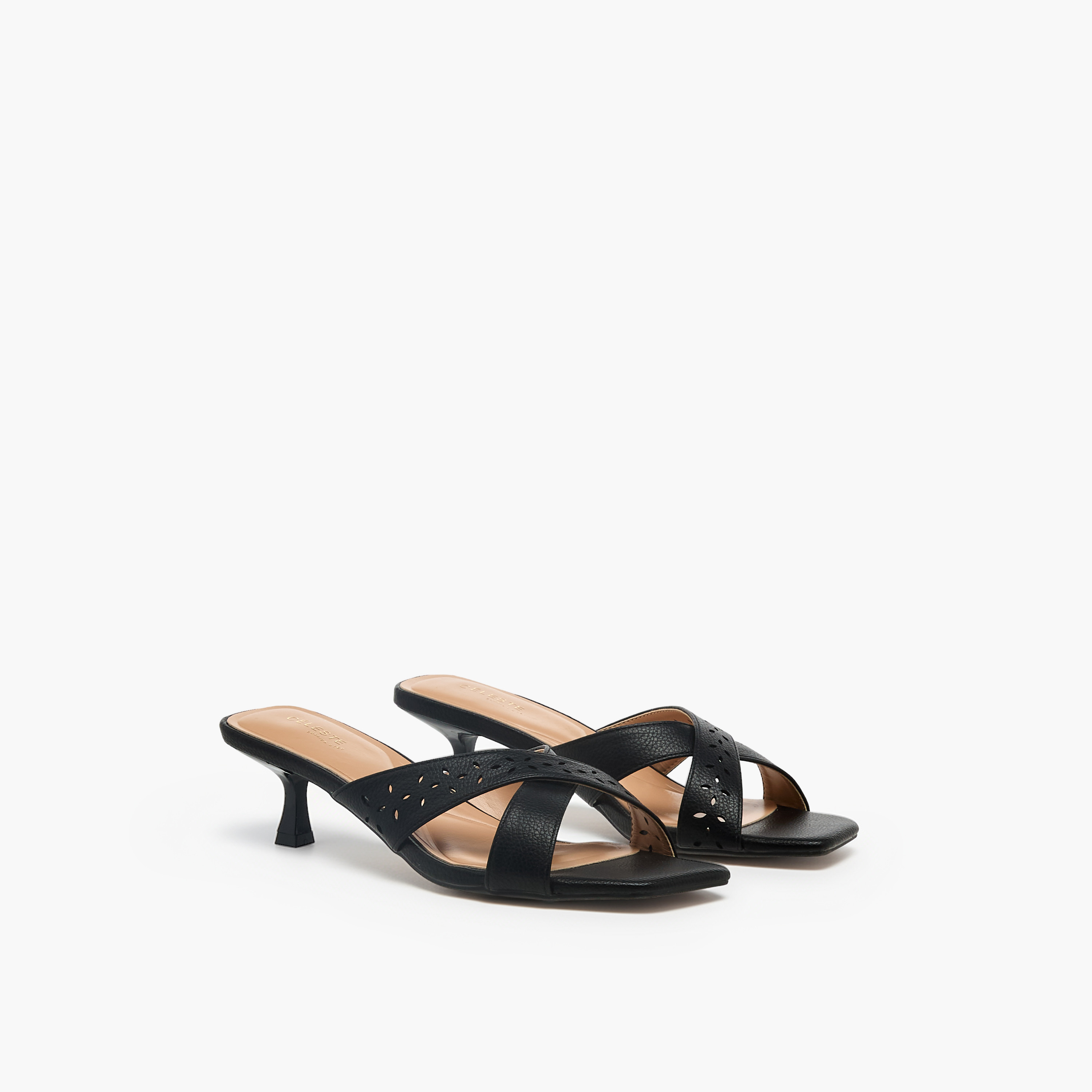 صندل بكعب مدبب وحزام متقاطع للنساء من سيليست-women-shoes-sandals-heeled-image-1