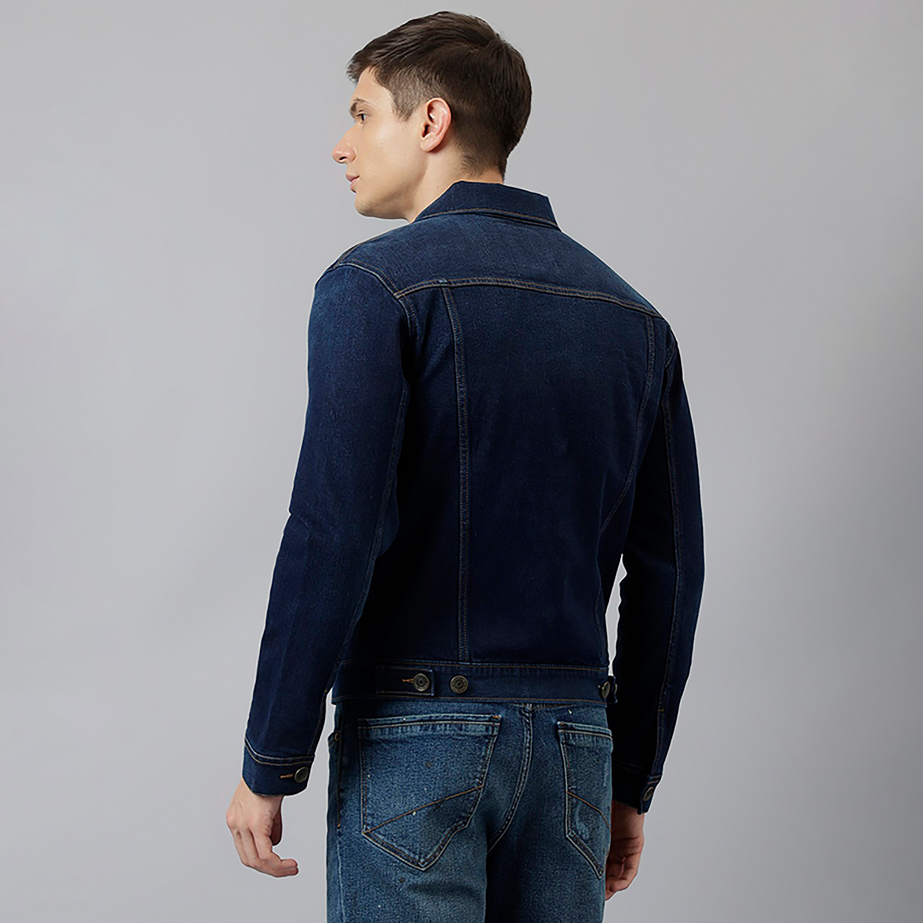 Beverly Hills Polo Club Plain Spread Collar Long Sleeves Men's Denim Jacket-men-clothing-jacketsandblazers-jackets-image-5