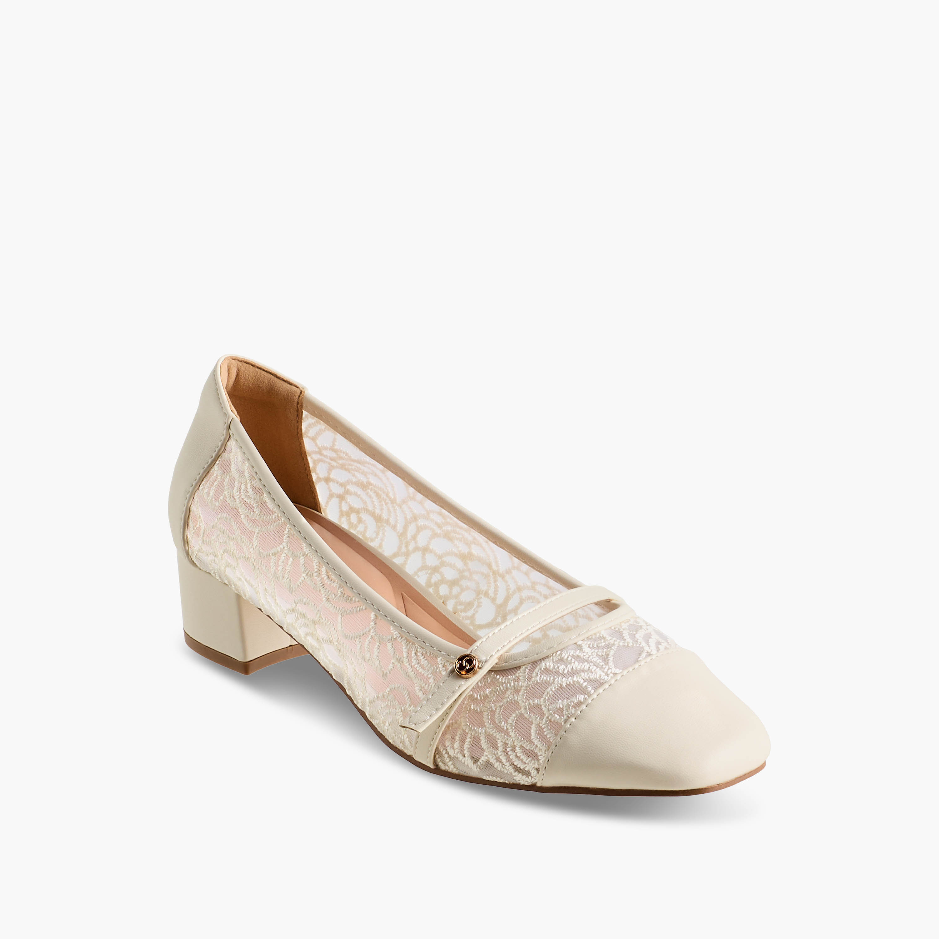 Celeste Women Lace Detail Block Heel Pumps-women-shoes-heels-image-3