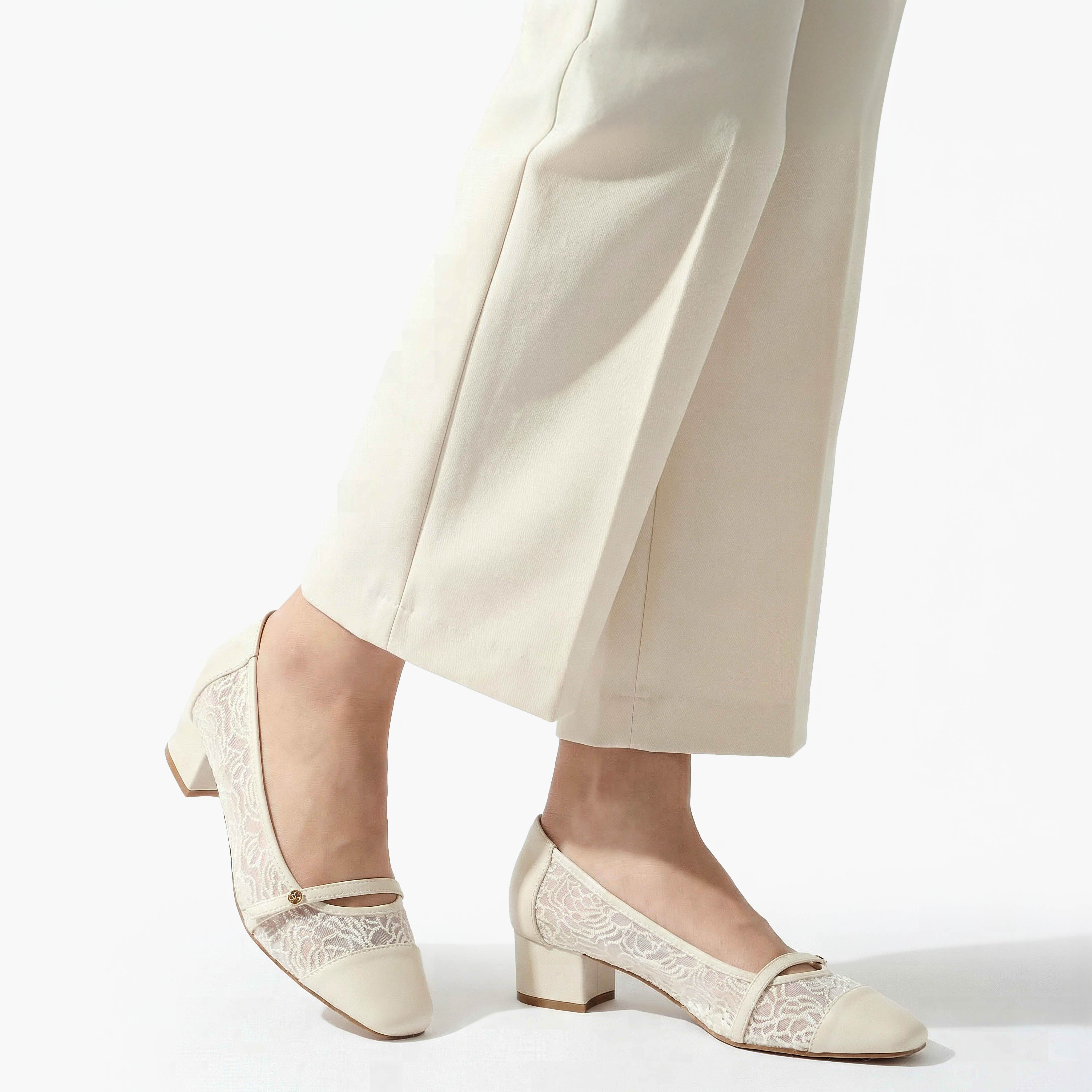 Celeste Women Lace Detail Block Heel Pumps-women-shoes-heels-image-6