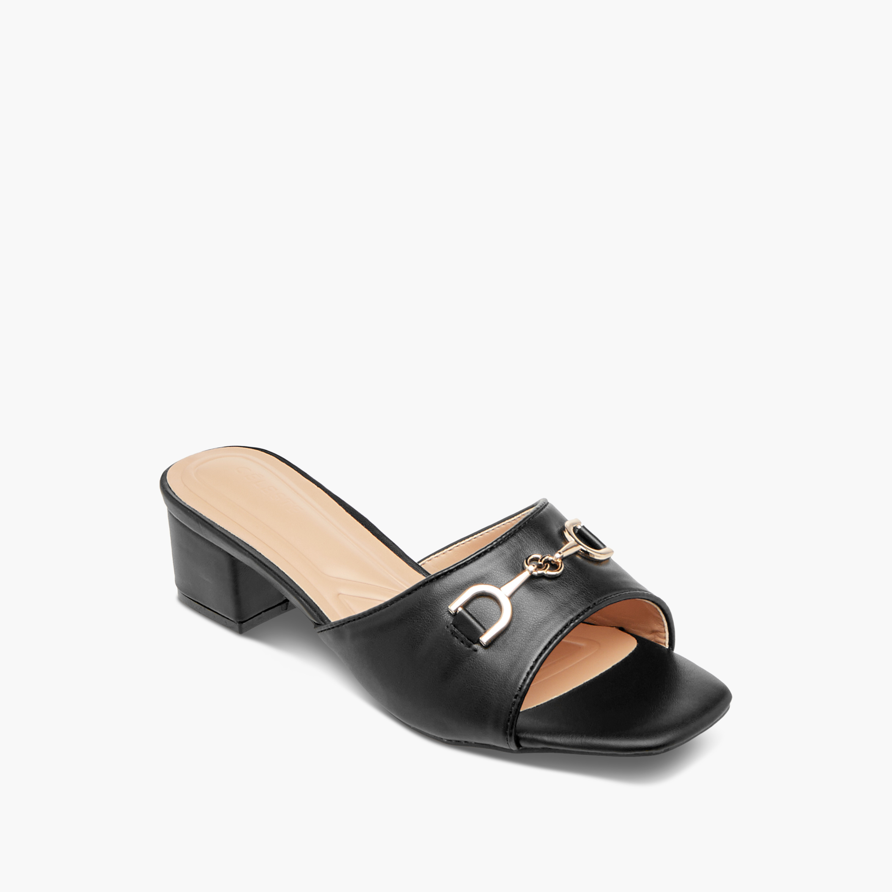 صندل سهل الارتداء بكعب سميك وزخارف شعار للنساء من سيليست-women-shoes-sandals-heeled-image-2
