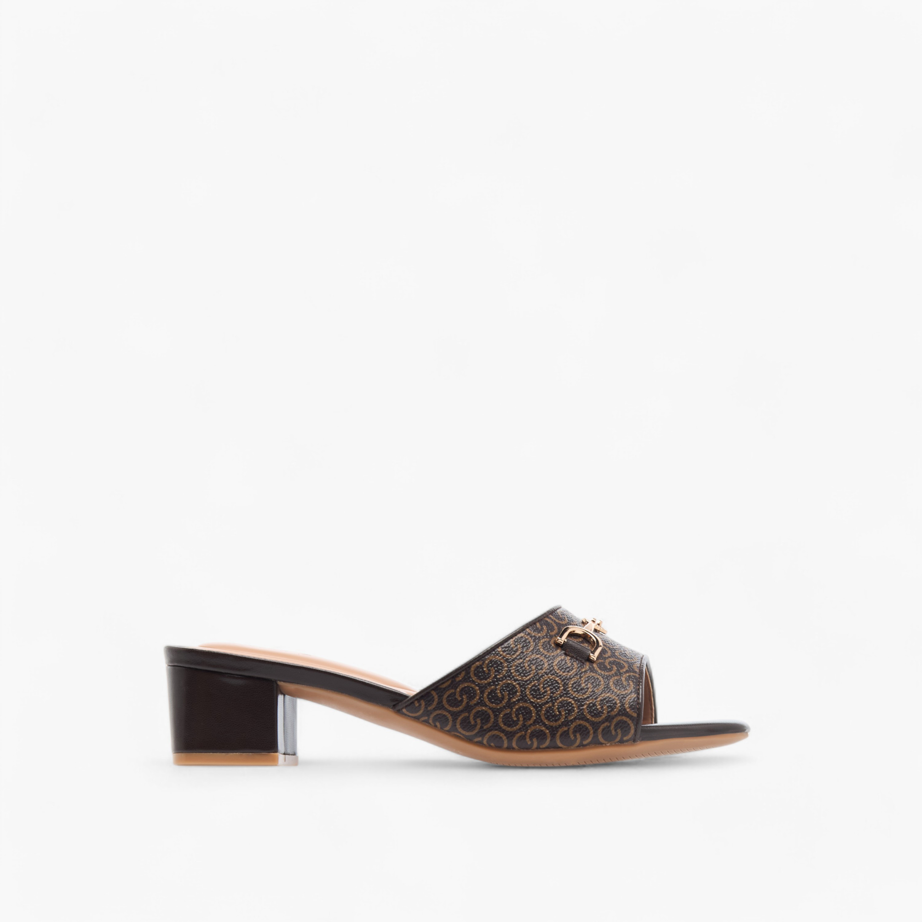 Celeste Women's Monogram Detail Slip-On Sandals with Block Heels-women-shoes-sandals-heeled-image-8