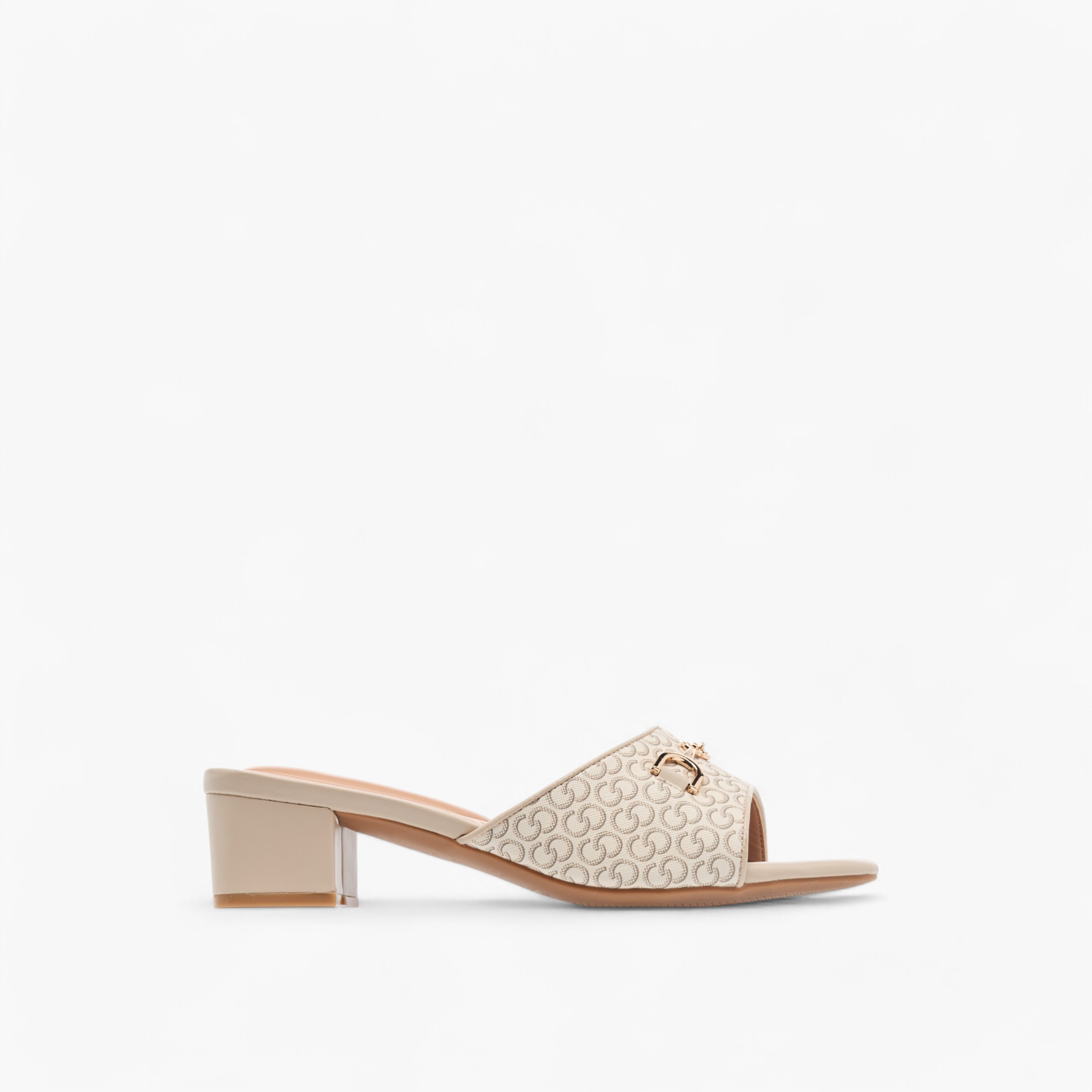 Celeste Women's Monogram Detail Slip-On Sandals with Block Heels-women-shoes-sandals-heeled-image-3