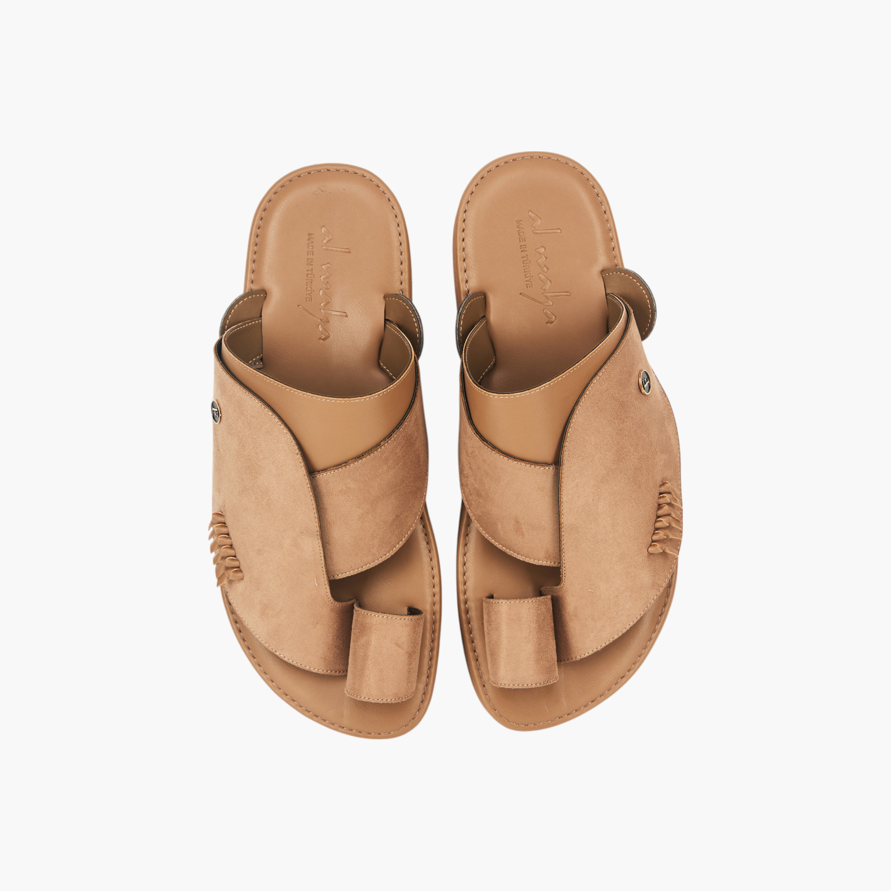 Al Waha Arabic Sandals with Toe Loop - Ramadan Collection-men-shoes-sandals-image-1