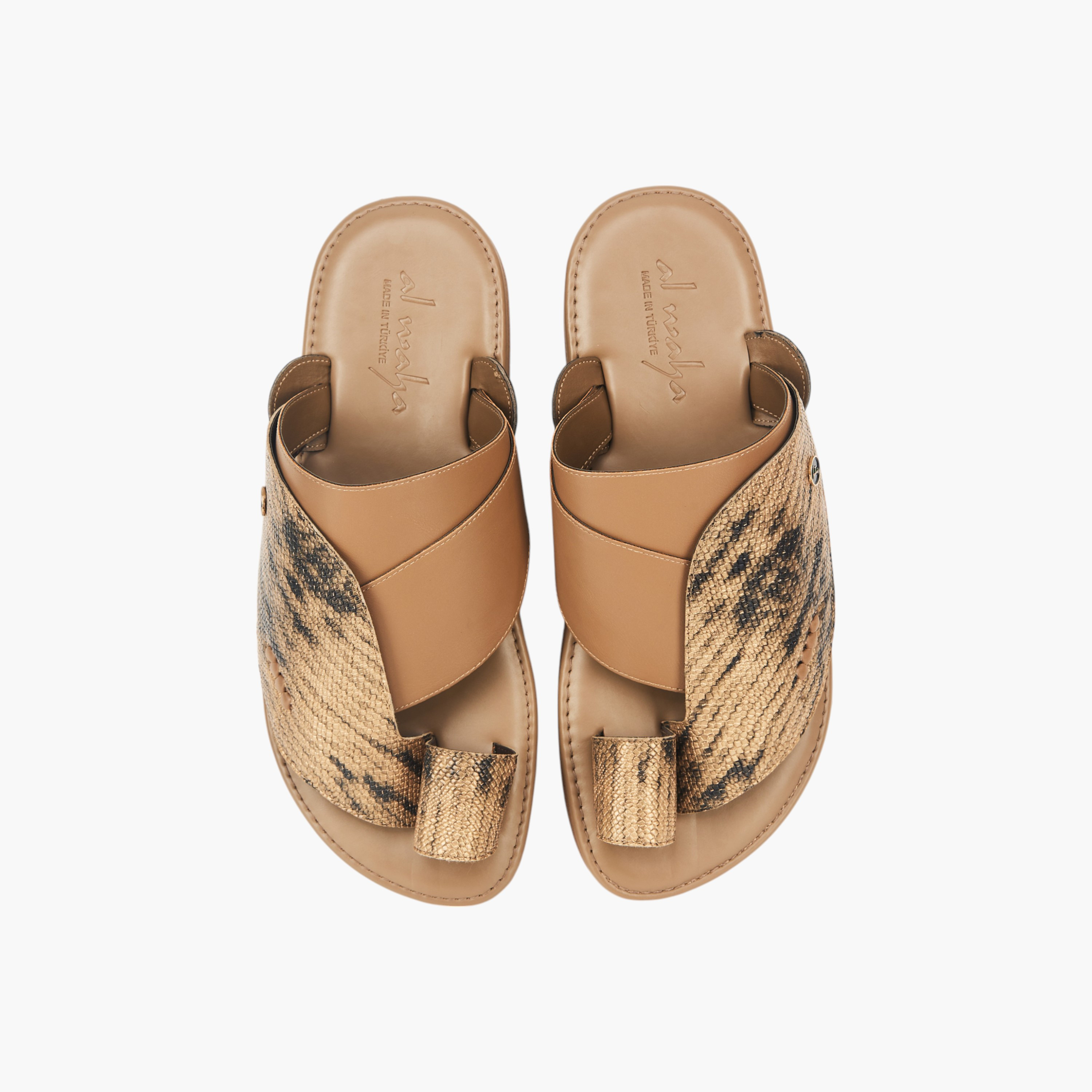 Al Waha Arabic Sandals with Toe Loop - Ramadan Collection-men-shoes-sandals-image-1