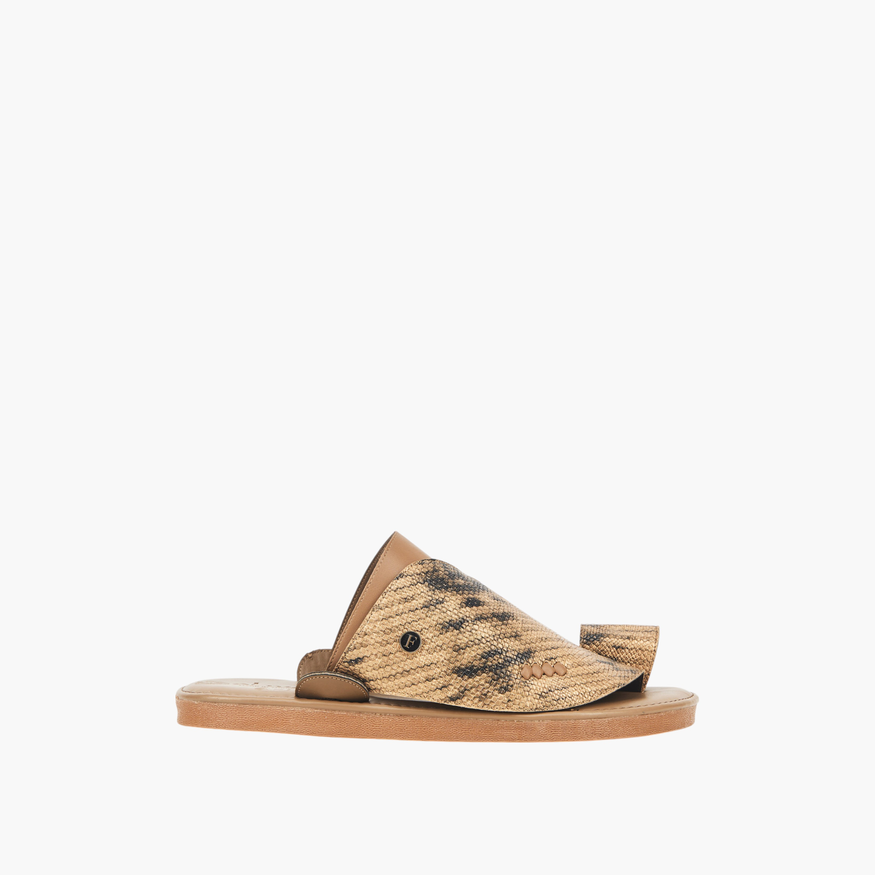 Al Waha Arabic Sandals with Toe Loop - Ramadan Collection-men-shoes-sandals-image-2