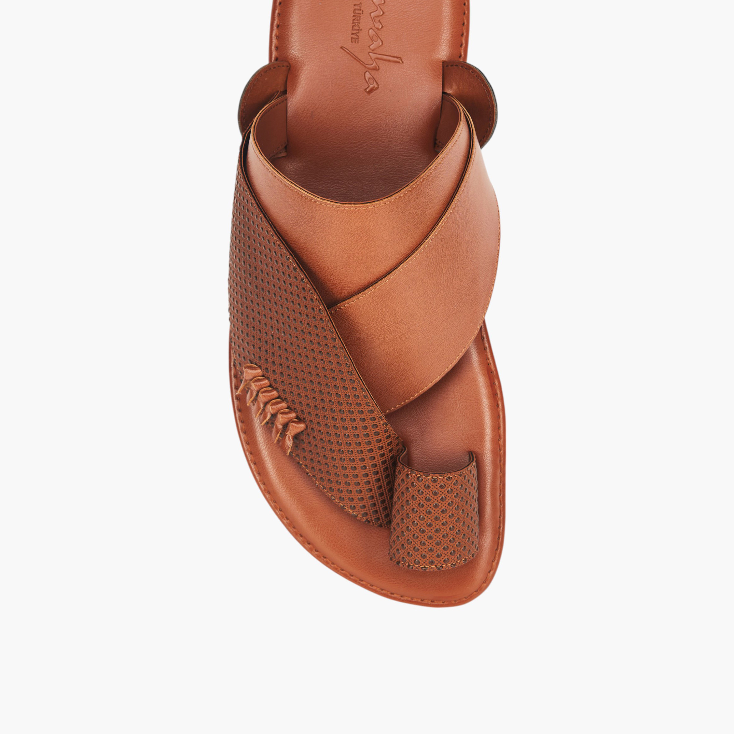 Al Waha Arabic Sandals with Toe Loop - Ramadan Collection-men-shoes-sandals-image-3
