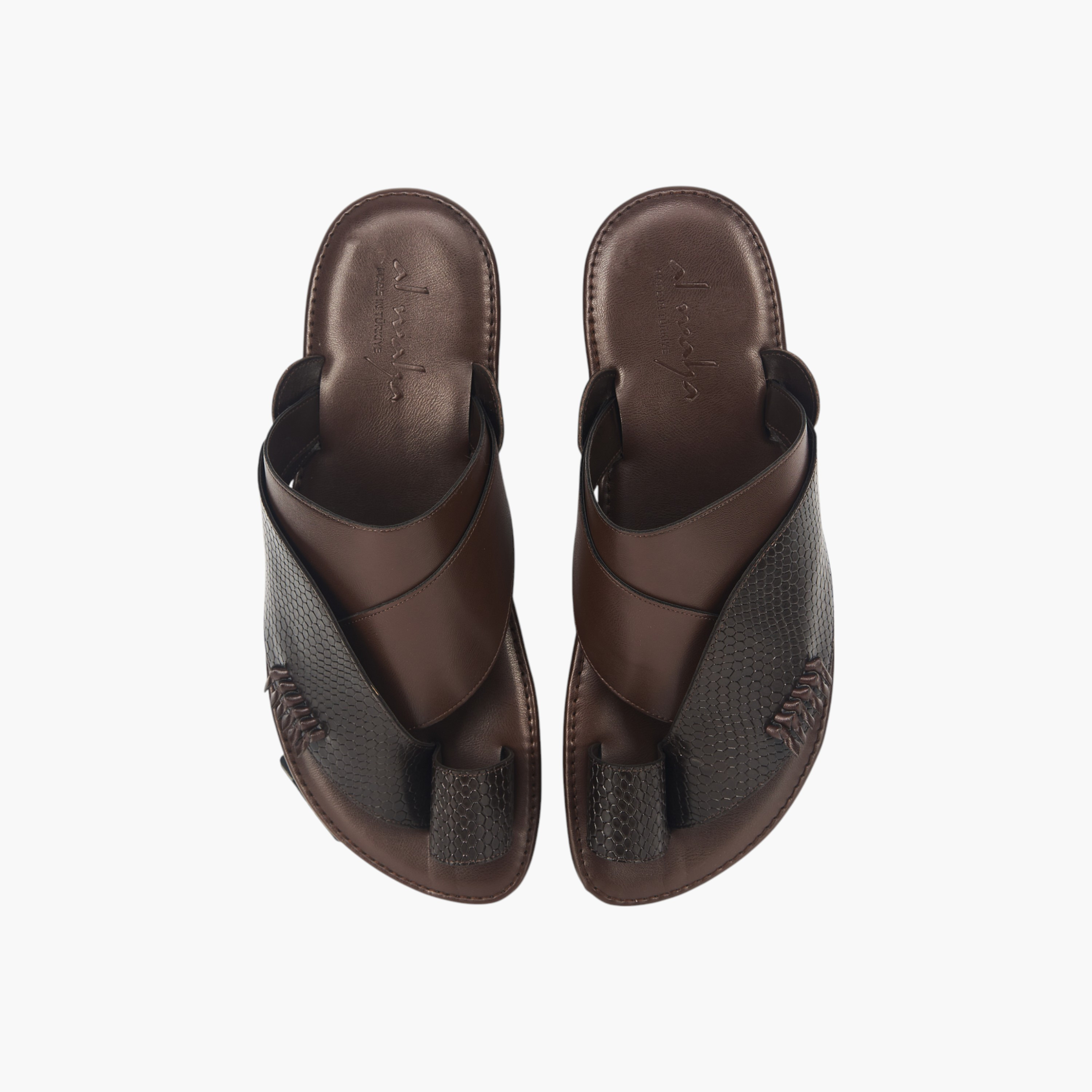 صندل عربي بحلقة إصبع من الواحة - تشكيلة رمضان-men-shoes-sandals-image-1