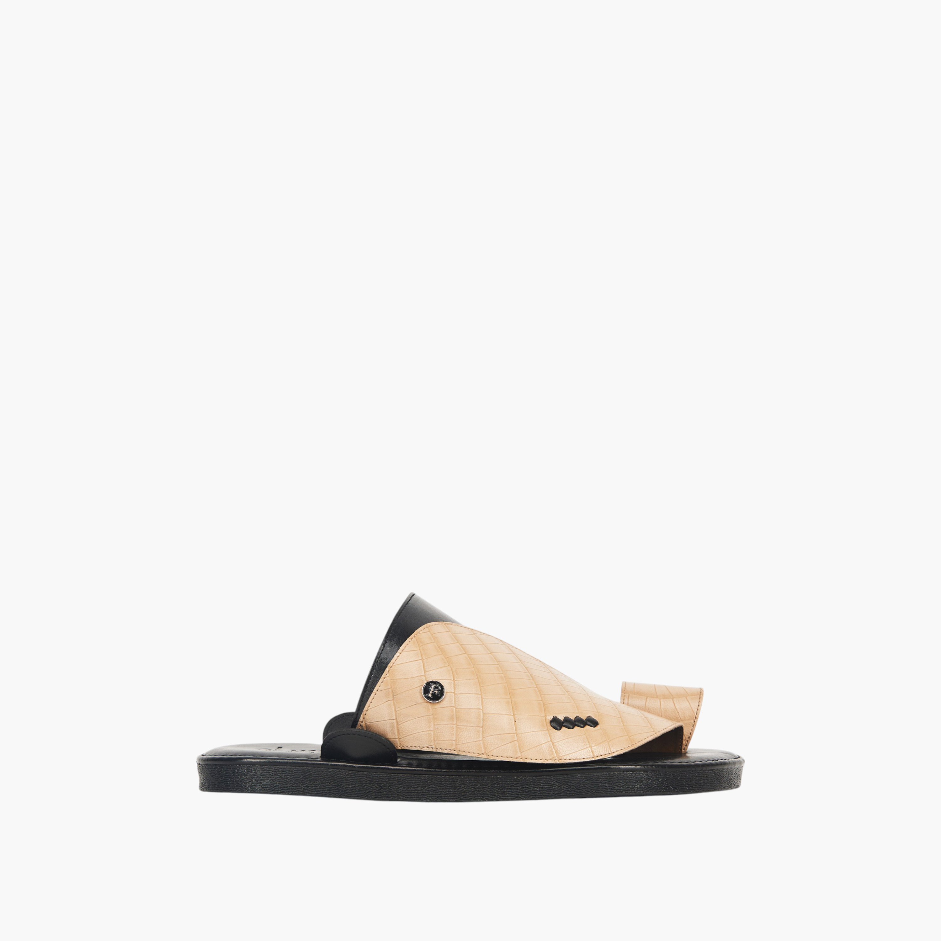 Al Waha Arabic Sandals with Toe Loop - Ramadan Collection-men-shoes-sandals-image-2