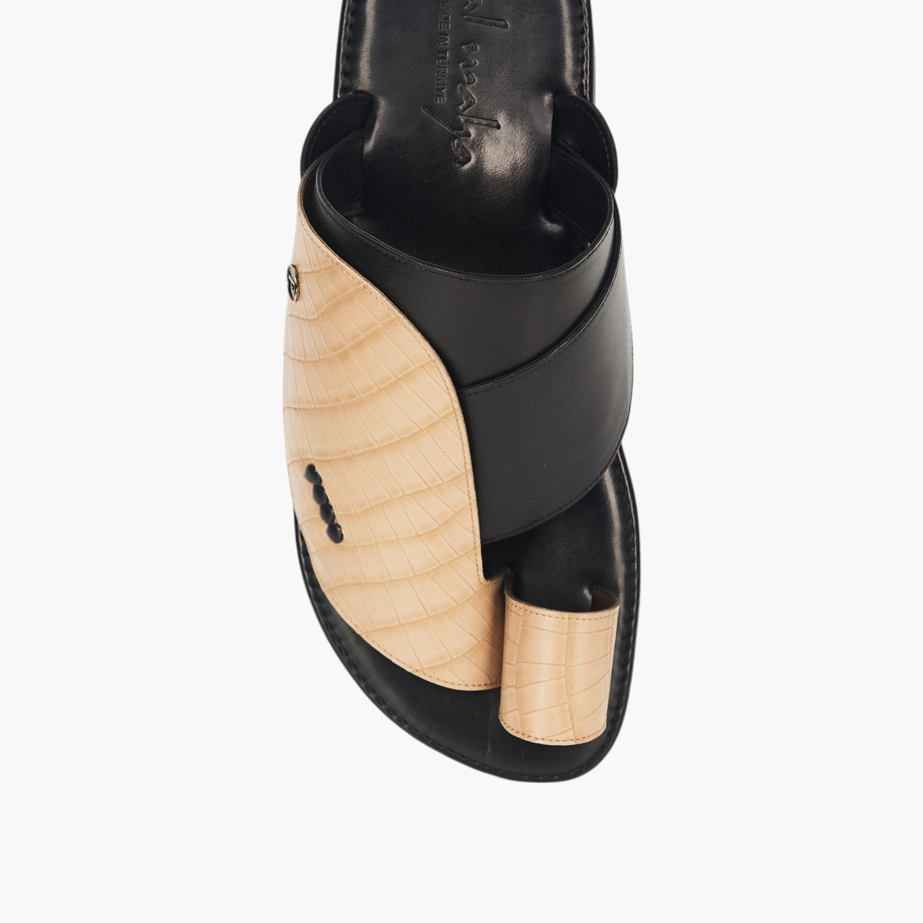 Al Waha Arabic Sandals with Toe Loop - Ramadan Collection-men-shoes-sandals-image-3