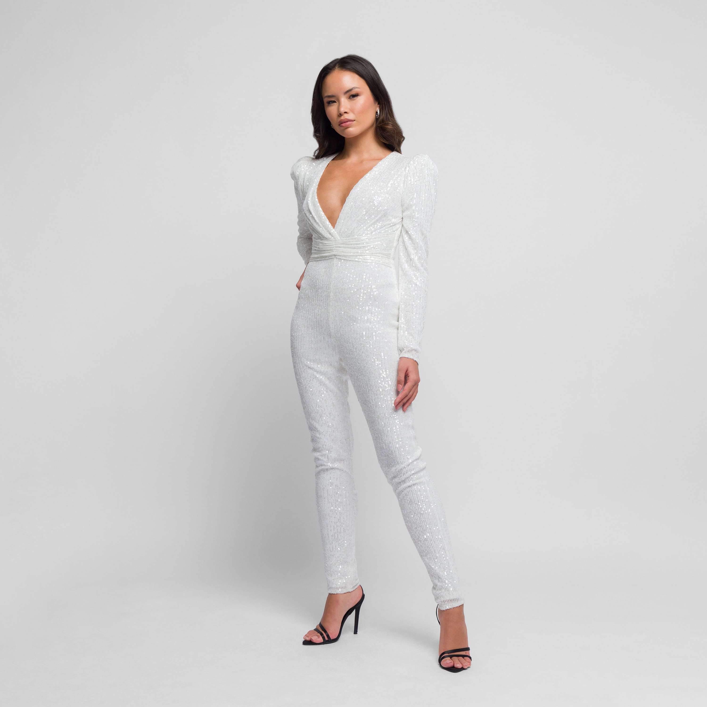 بذلة برقبة بلانج بالترتر من جاديد روز-women-clothing-jumpsuits-image-1