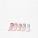 Dash Textured Ankle Length Socks - Set of 5-Girl%27s Socks & Tights-thumbnailMobile-0