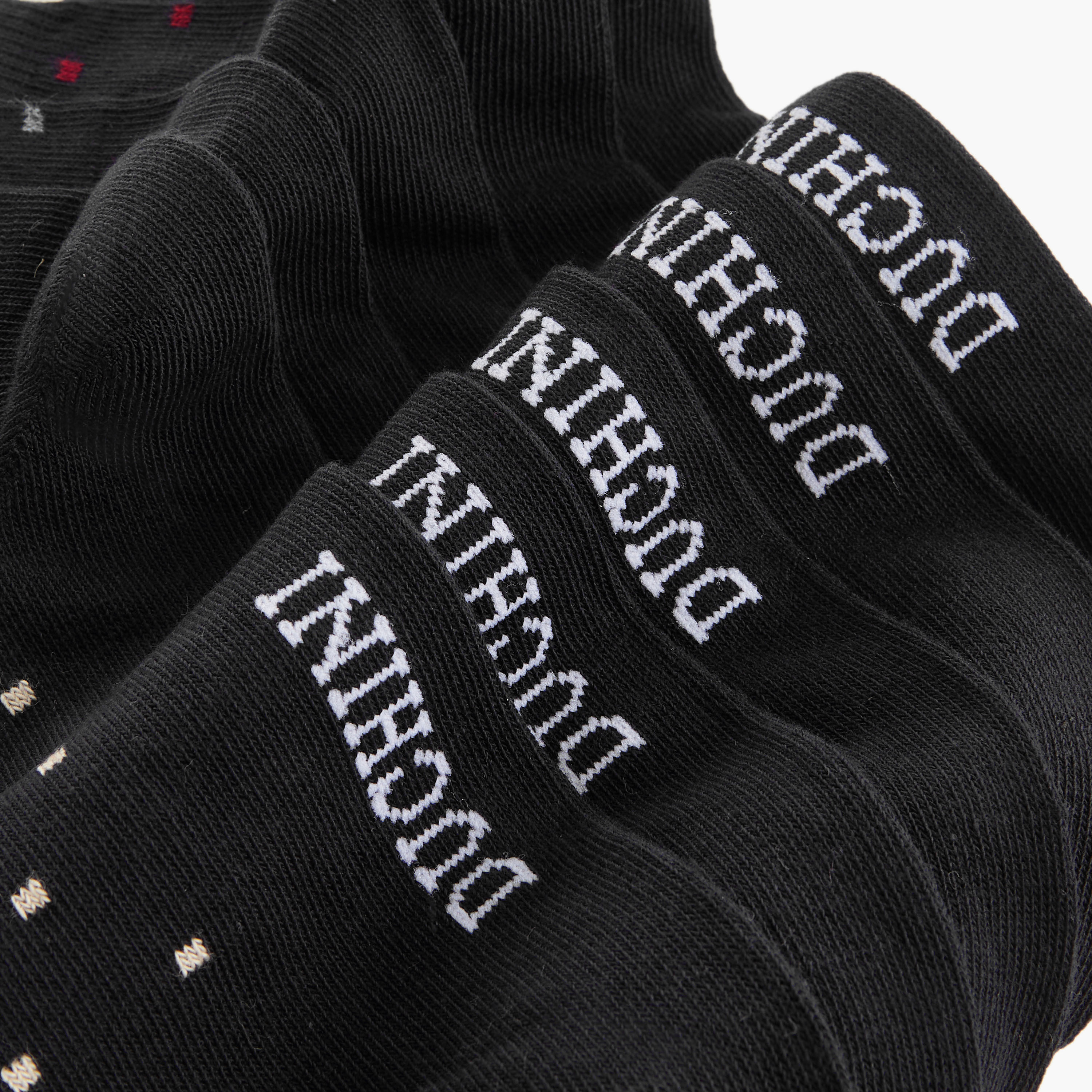 طقم جوارب بطول الكاحل 5 أزواج غير وبريّة من  وبطبعات يونيكورن من دوتشيني-men-socks-image-4