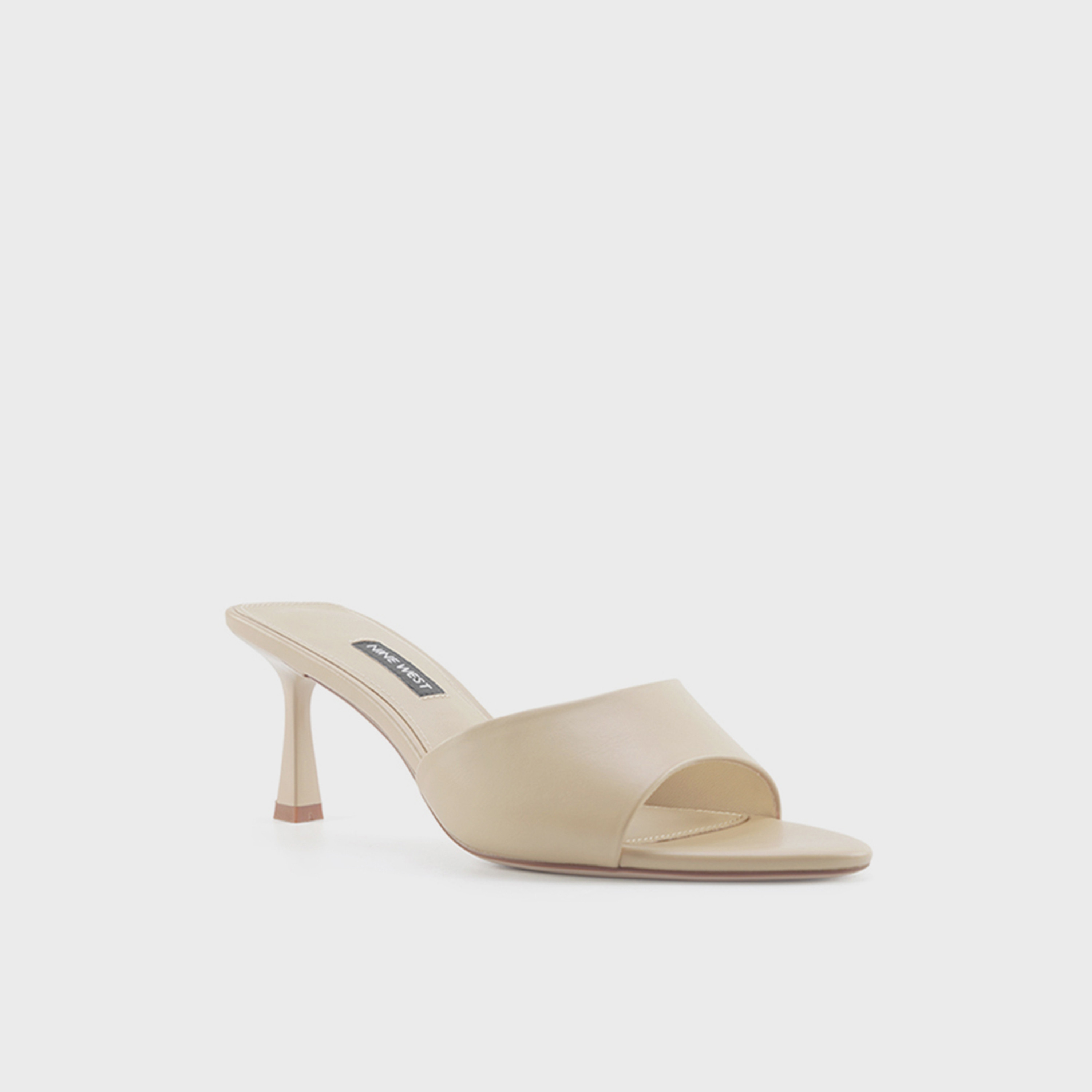 Nine West Women's Slip-On Flared Heel Mules | MAREN-6FX-women-shoes-sandals-heeled-image-1