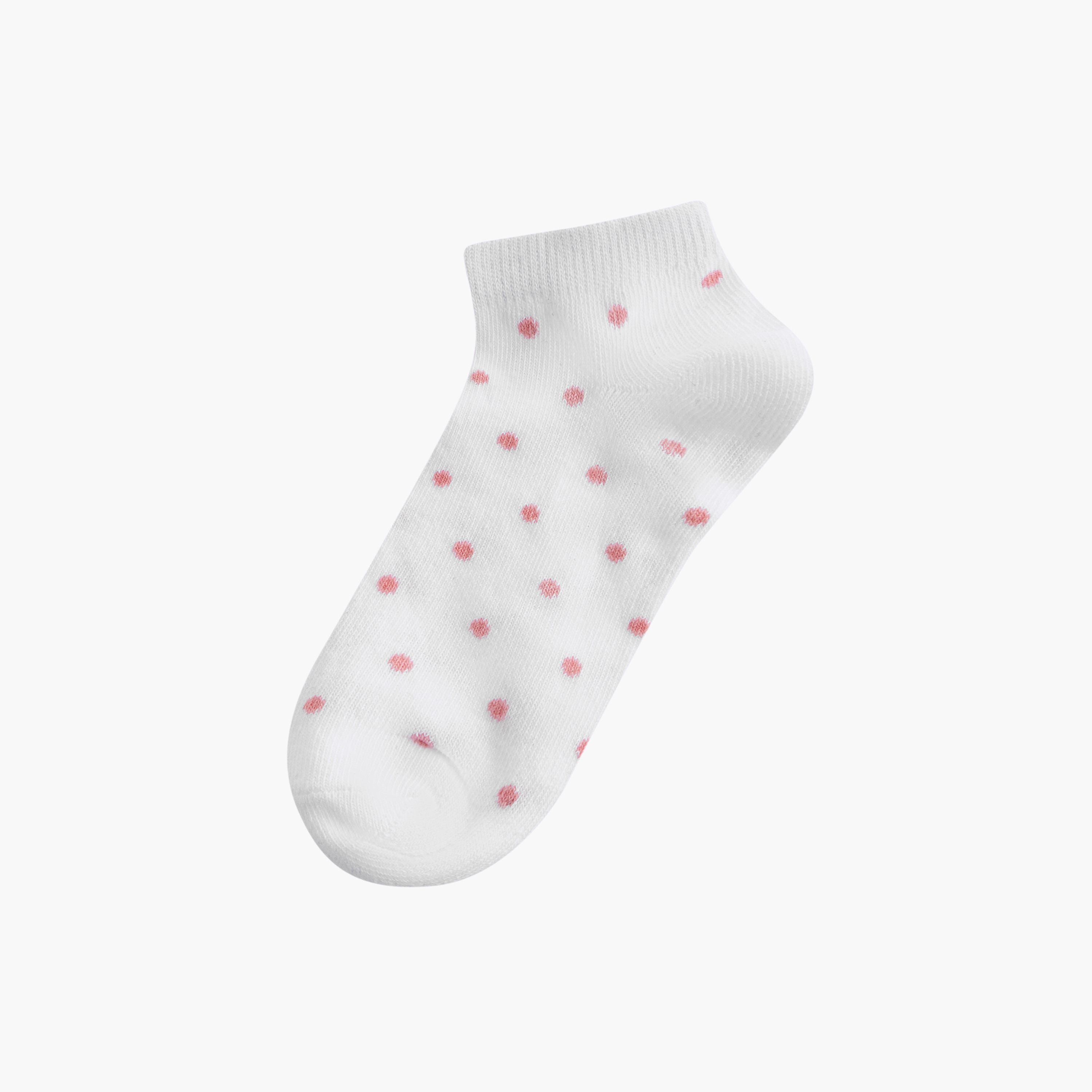 Flora Bella Printed Ankle Length Socks - Set of 5-girls-accessories-socks-image-2