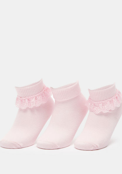 Assorted Socks - Set of 3-Girl%27s Socks and Tights-image-0