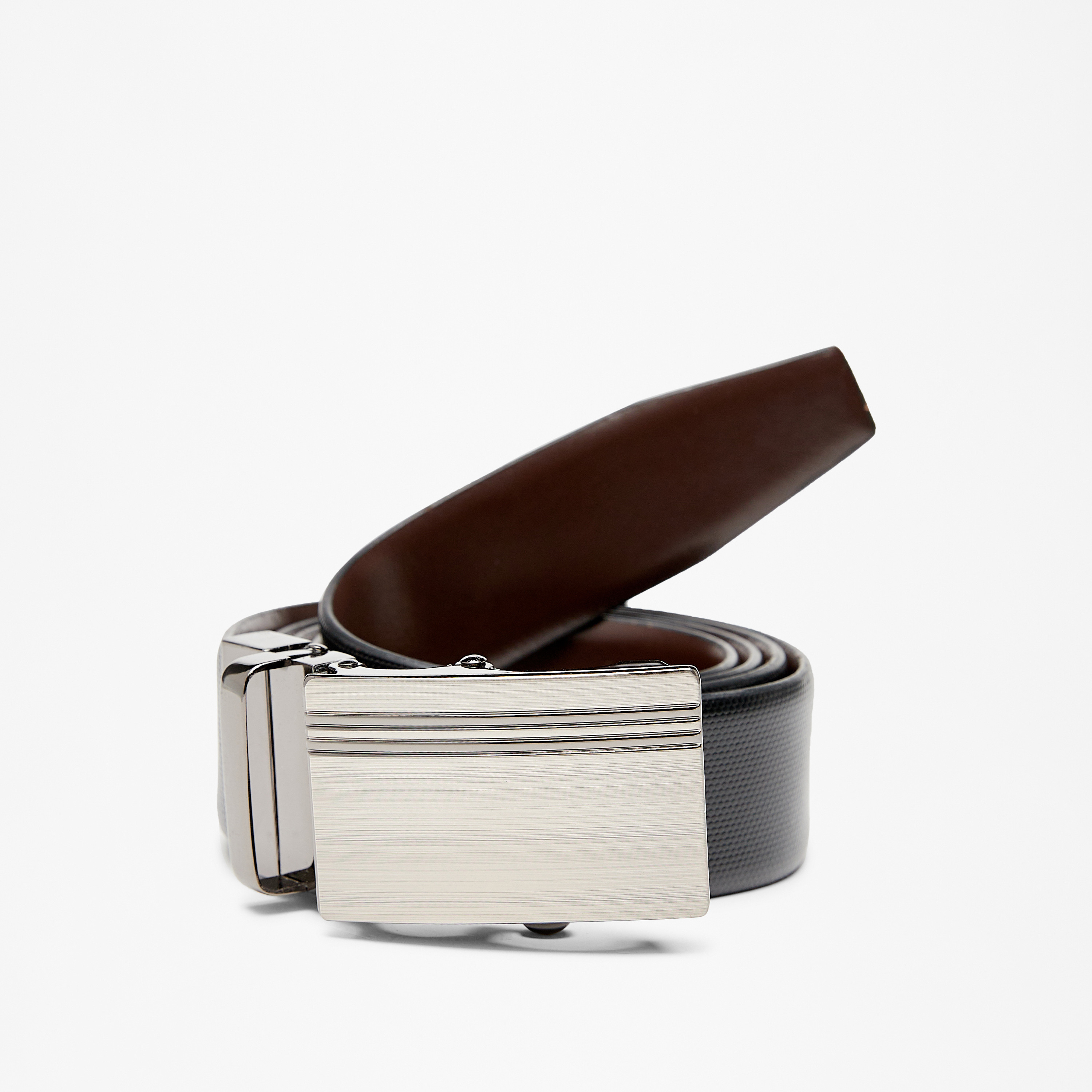 Duchini Textured Belt with Clasp Closure-men-beltsandwallets-belts-image-4