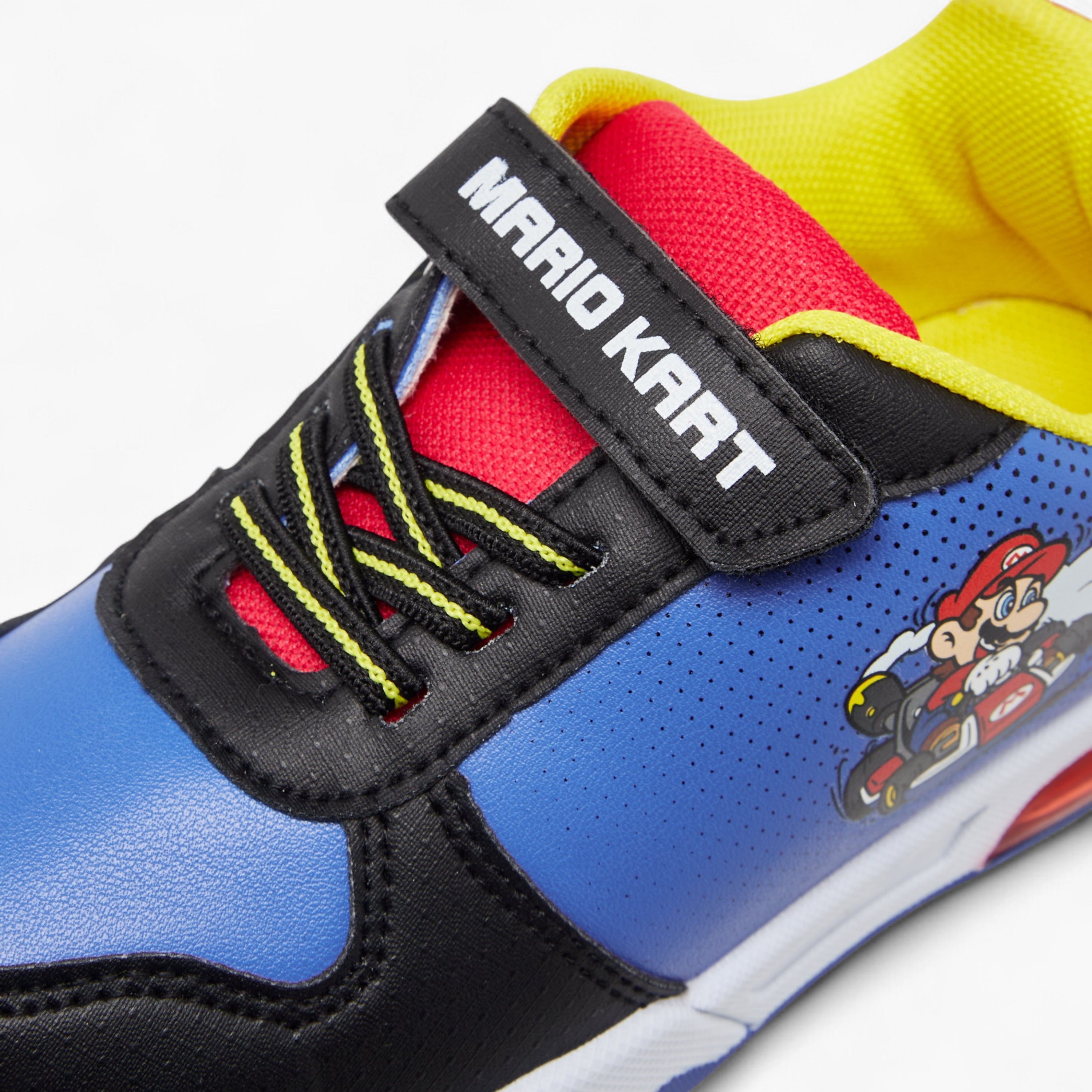 Super Mario Colourblock Light-Up Sneakers with Hook and Loop Closure-boys-shoes-sneakers-image-5