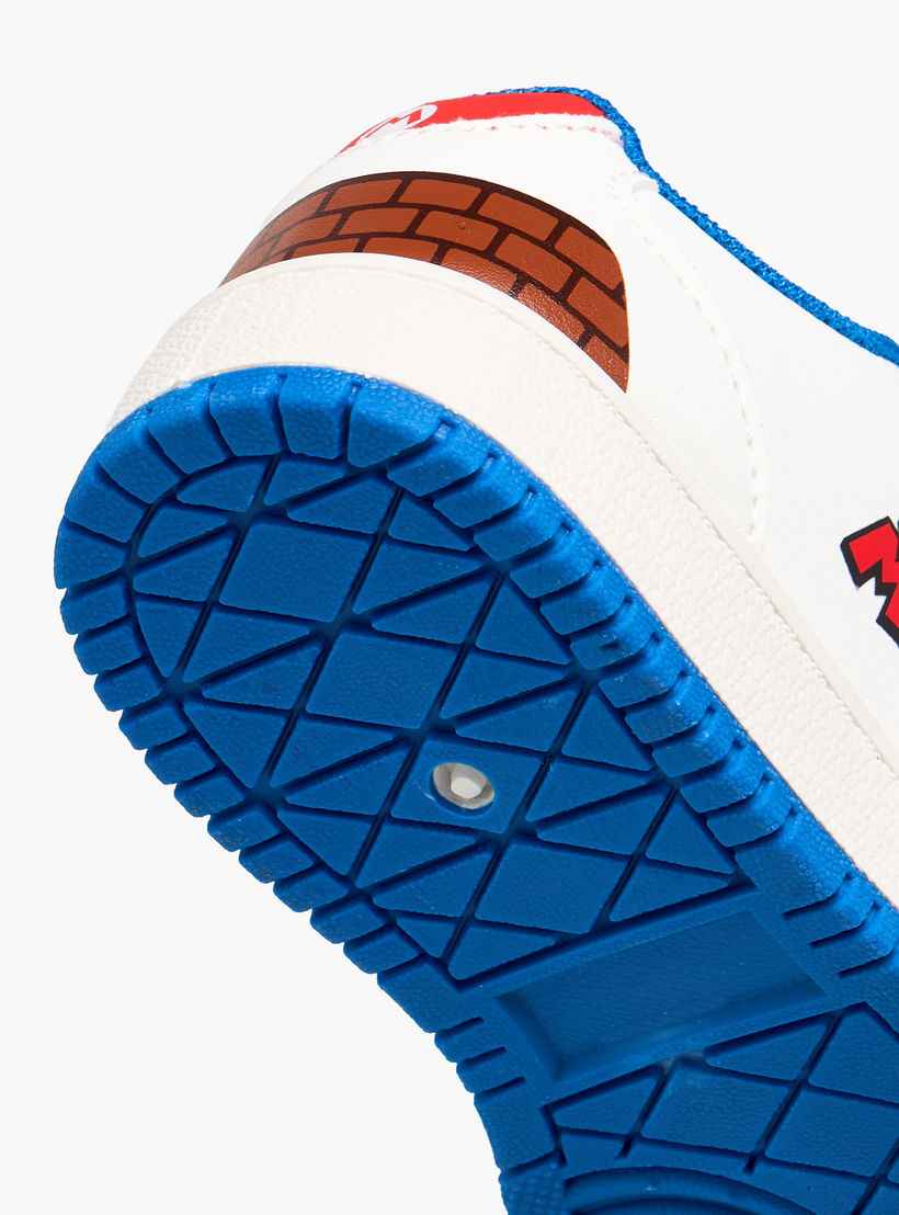 Super Mario Boys Hook and Loop Ankle Sneakers-boys-shoes-sneakers-image-5