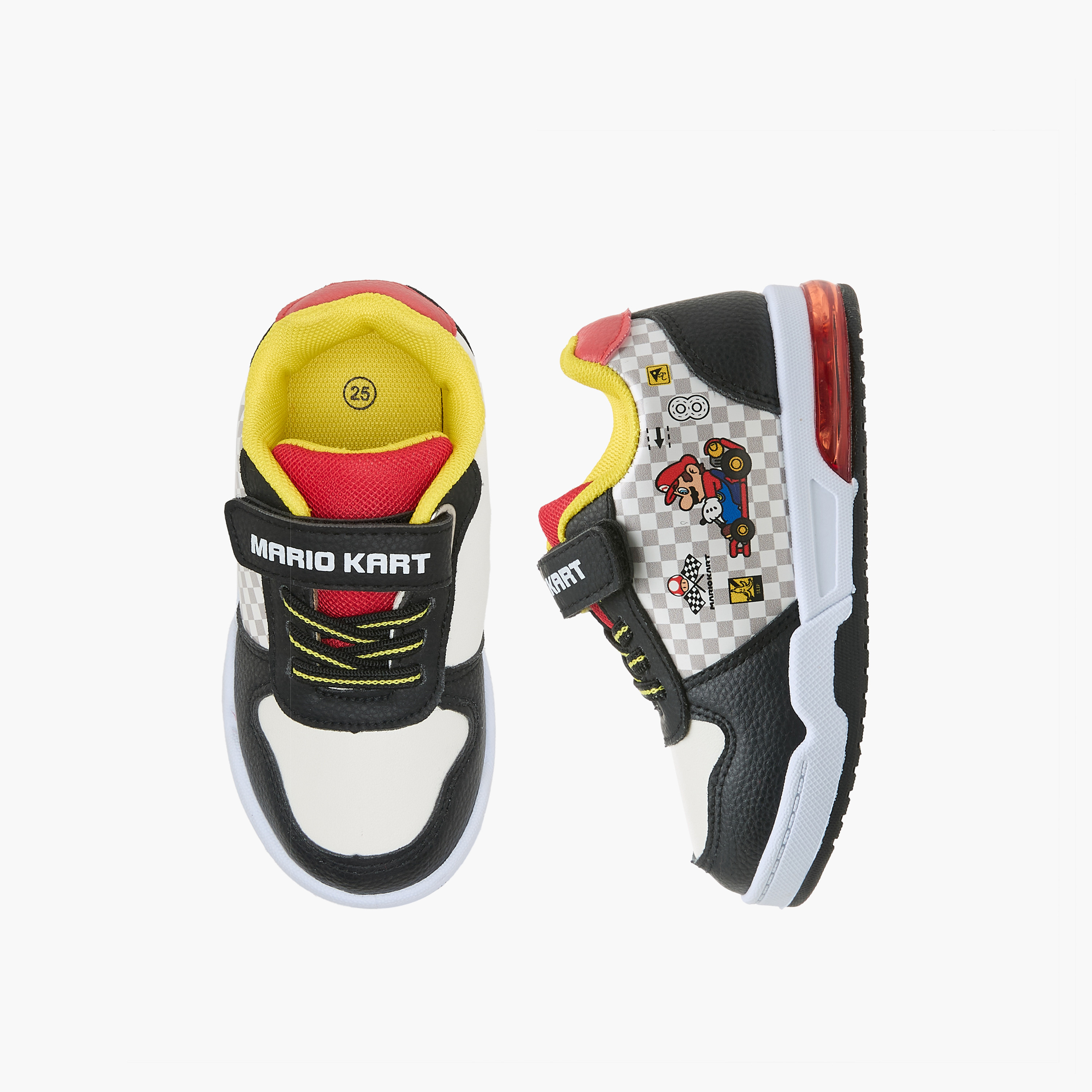 Super Mario Boys Hook & Loop Sneakers-boys-shoes-sneakers-image-1