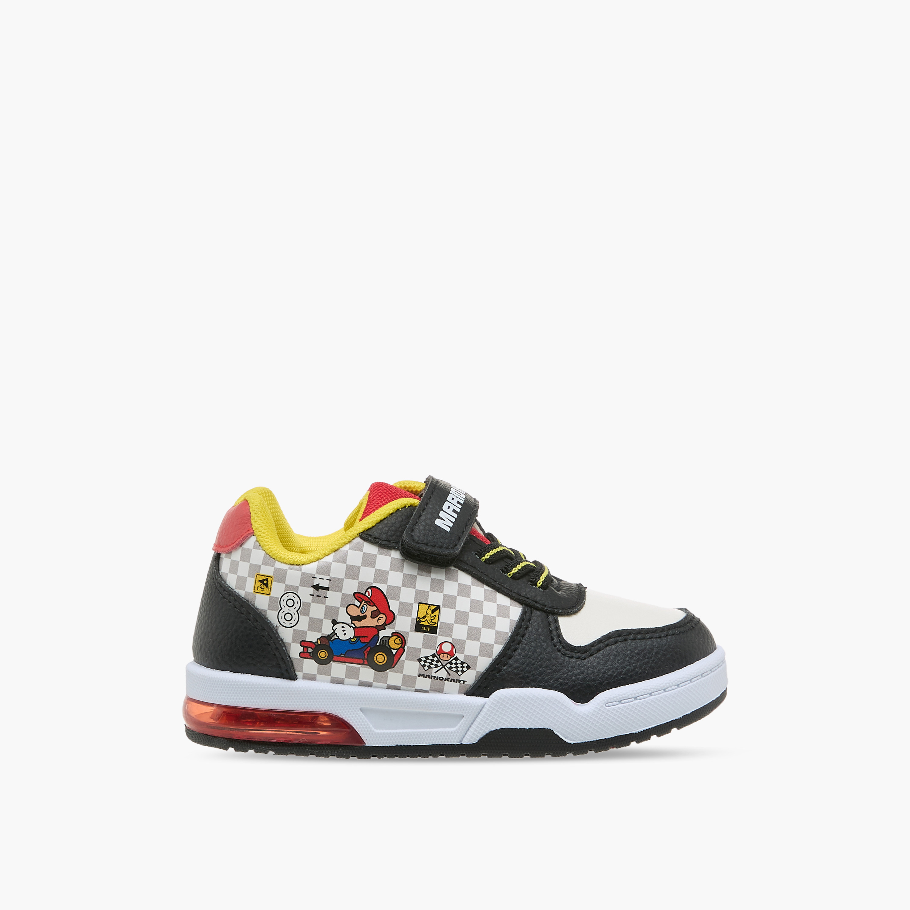 Super Mario Boys Hook & Loop Sneakers-boys-shoes-sneakers-image-3