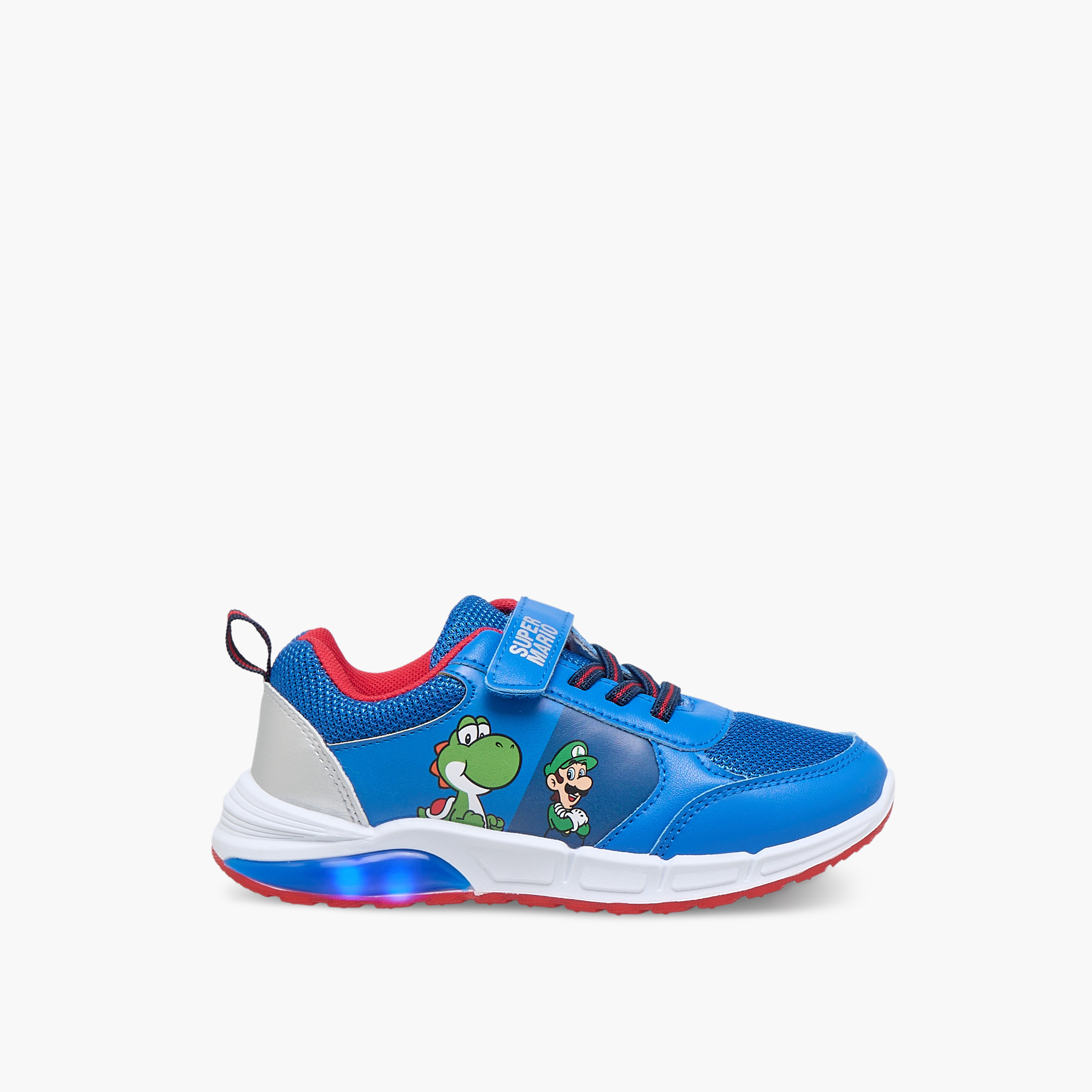 Super Mario Boys Hook & Loop Sneakers-boys-shoes-sneakers-image-9