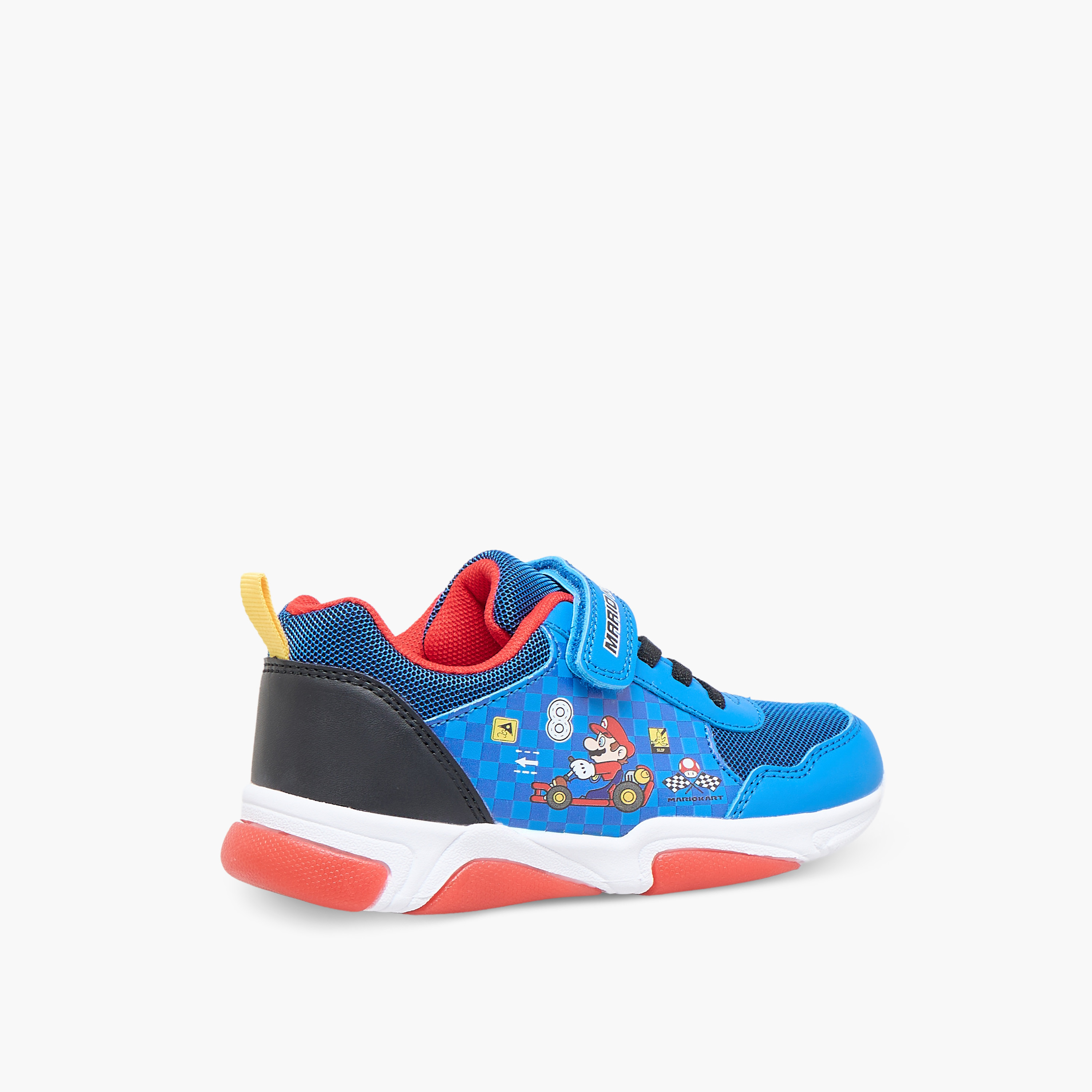 Super Mario Boys Hook & Loop Light-Up Sneakers-boys-shoes-sneakers-image-6