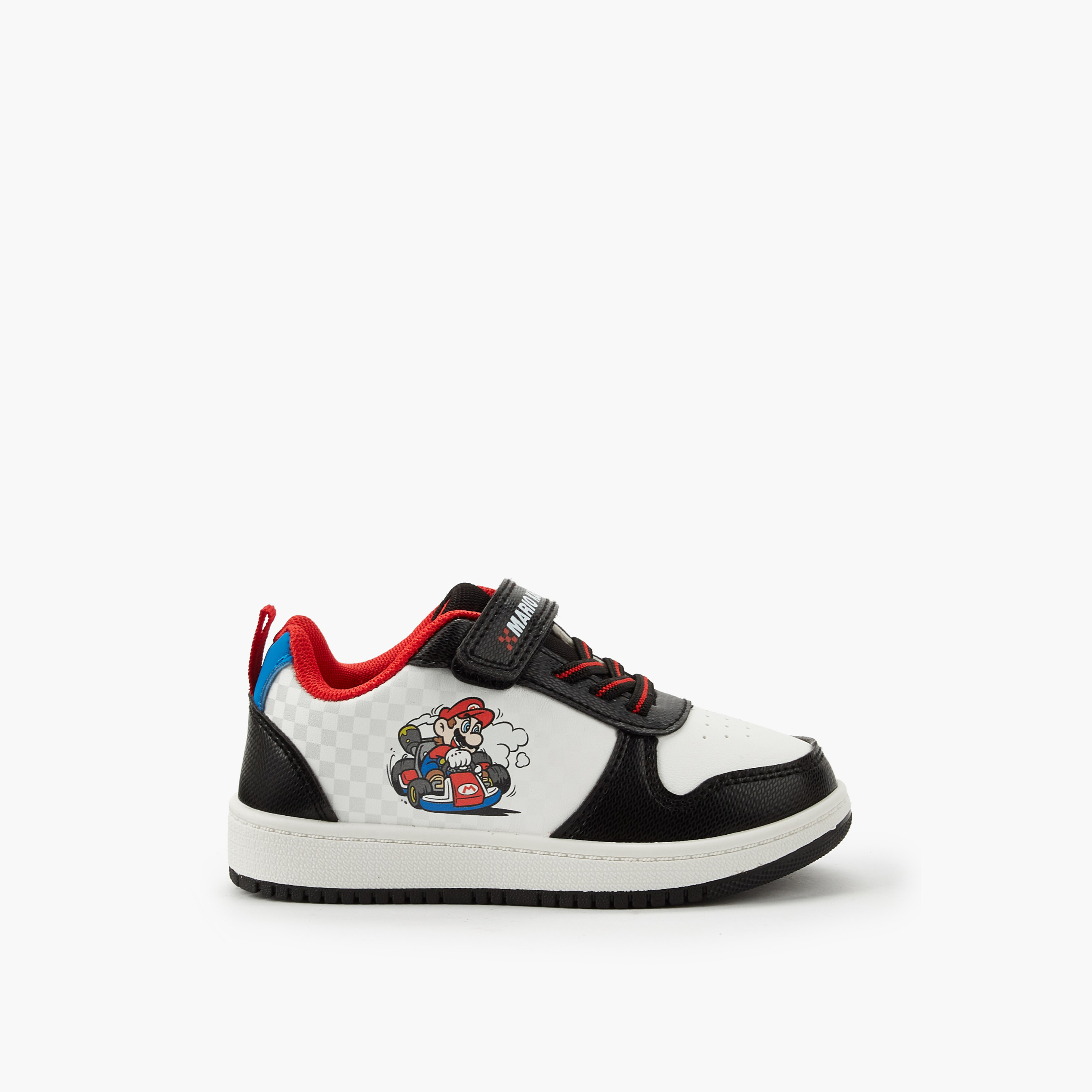 Super Mario Boys Hook & Loop Ankle Sneakers-boys-shoes-sneakers-image-3