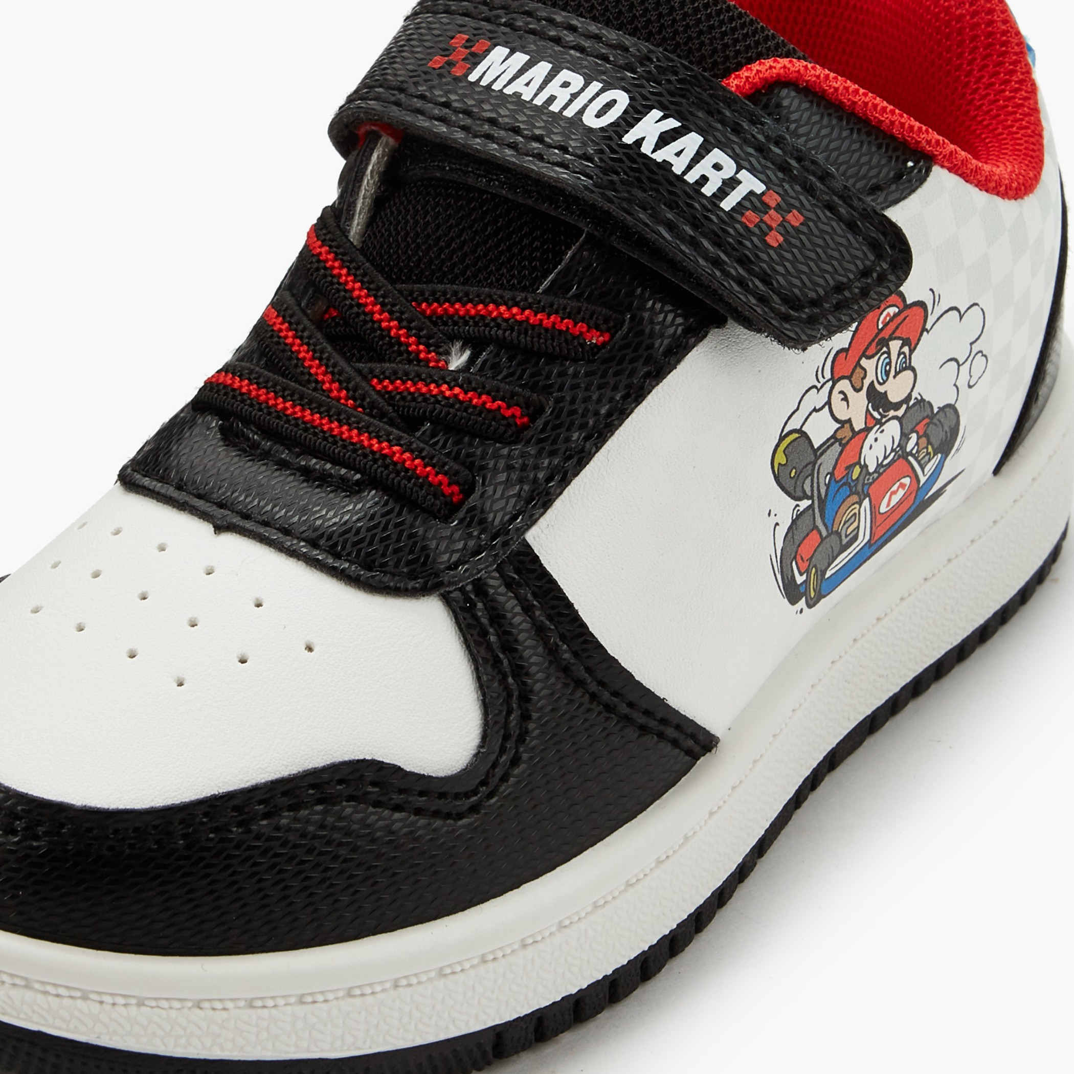 Super Mario Boys Hook & Loop Ankle Sneakers-boys-shoes-sneakers-image-4