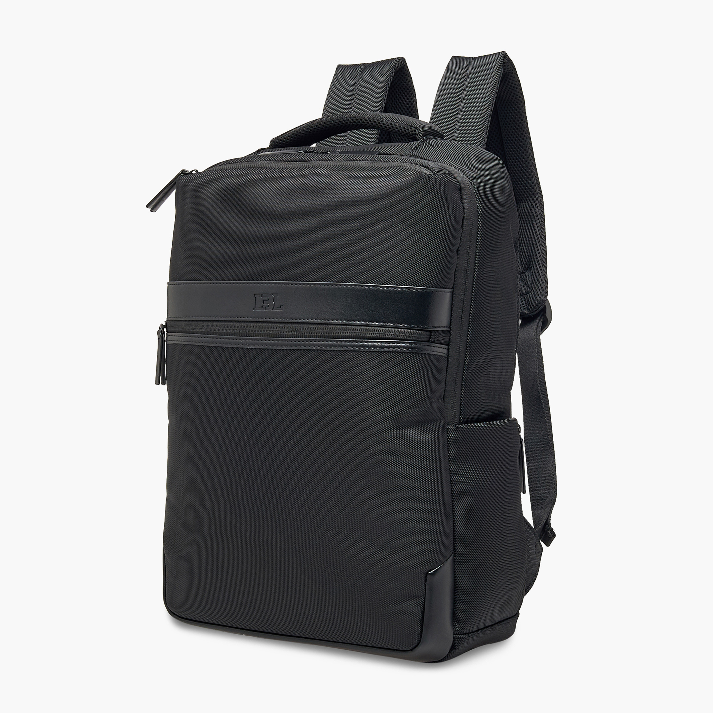 LBL by Shoexpress Solid Backpack with Adjustable Straps and Zip Closure - 10x31x43 cm-men-bags-image-3