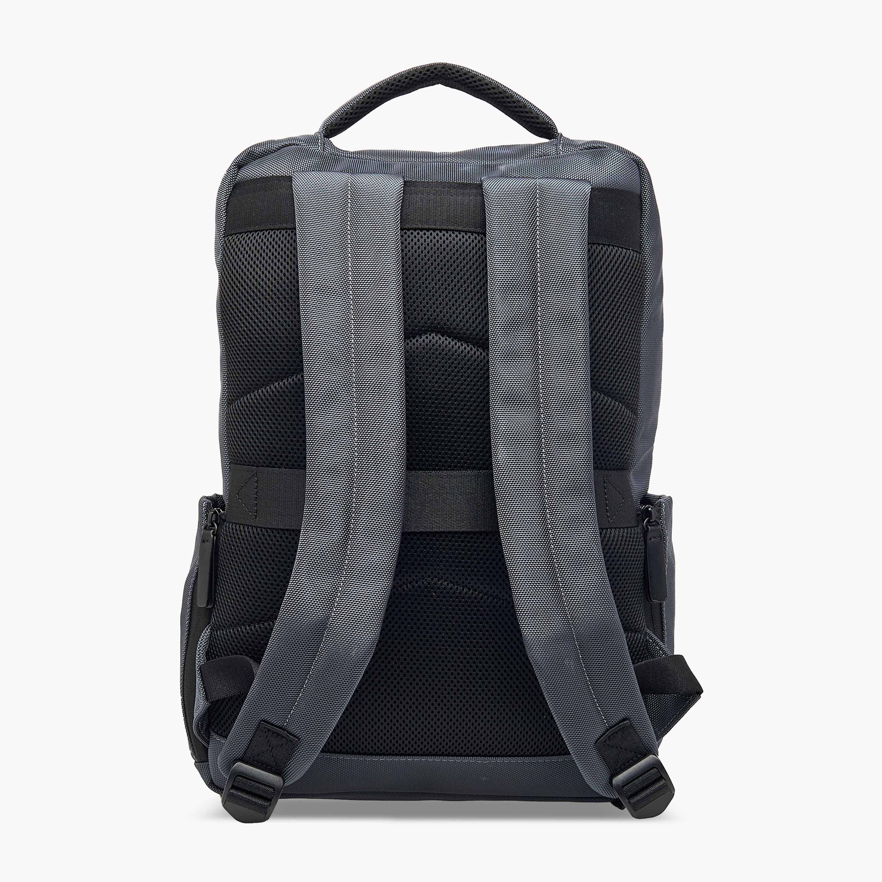 LBL by Shoexpress Solid Backpack with Adjustable Straps and Zip Closure - 10x31x43 cm-men-bags-image-4