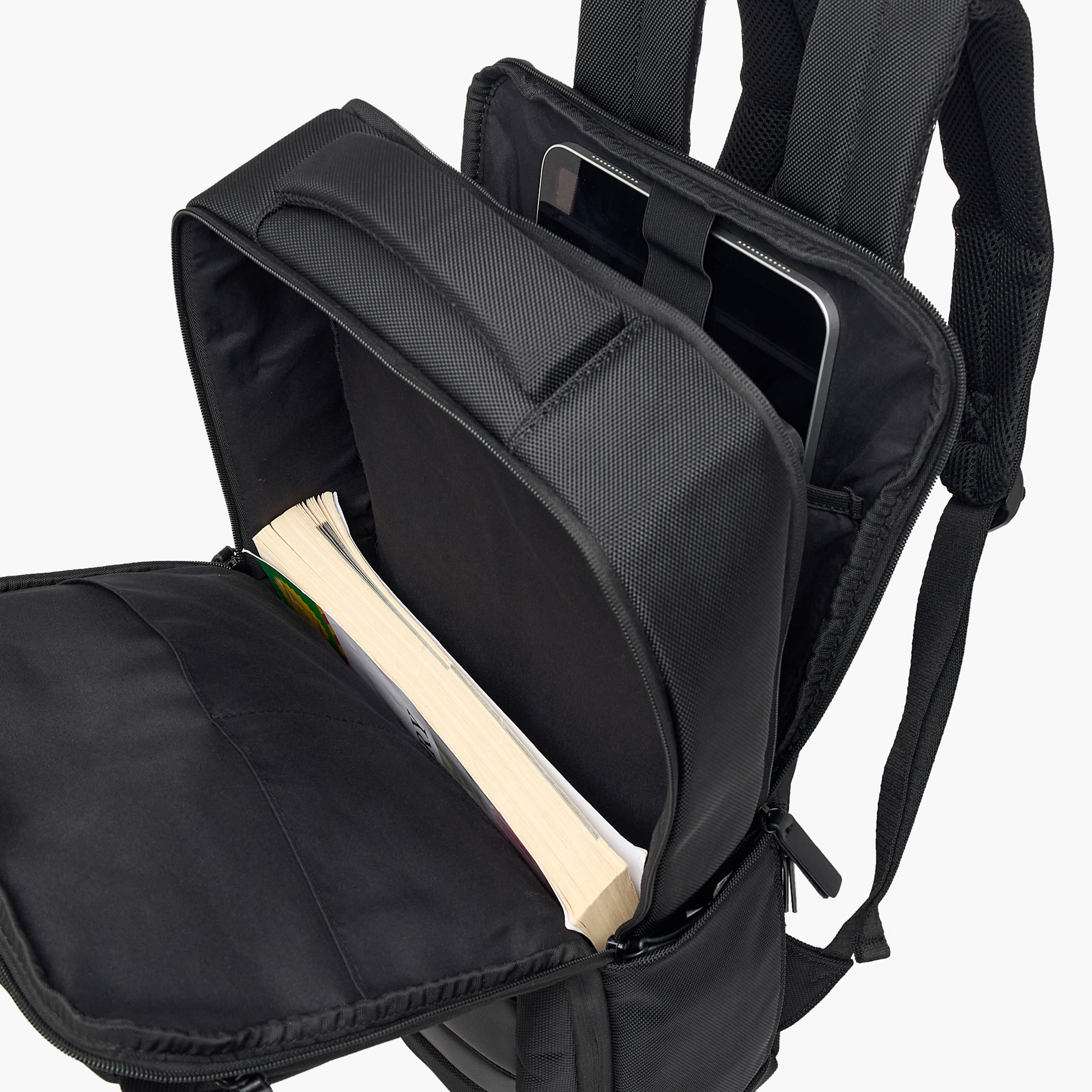 LBL by Shoexpress Solid Backpack with Adjustable Straps and Zip Closure - 10x32x42 cm-men-bags-image-8