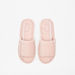 Cozy Tape Detail Slip-On Bedroom Slippers-Women%27s Bedroom Slippers-thumbnail-0