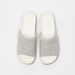 Striped Slip-On Bedroom Slide Slippers-Women%27s Bedroom Slippers-thumbnail-0