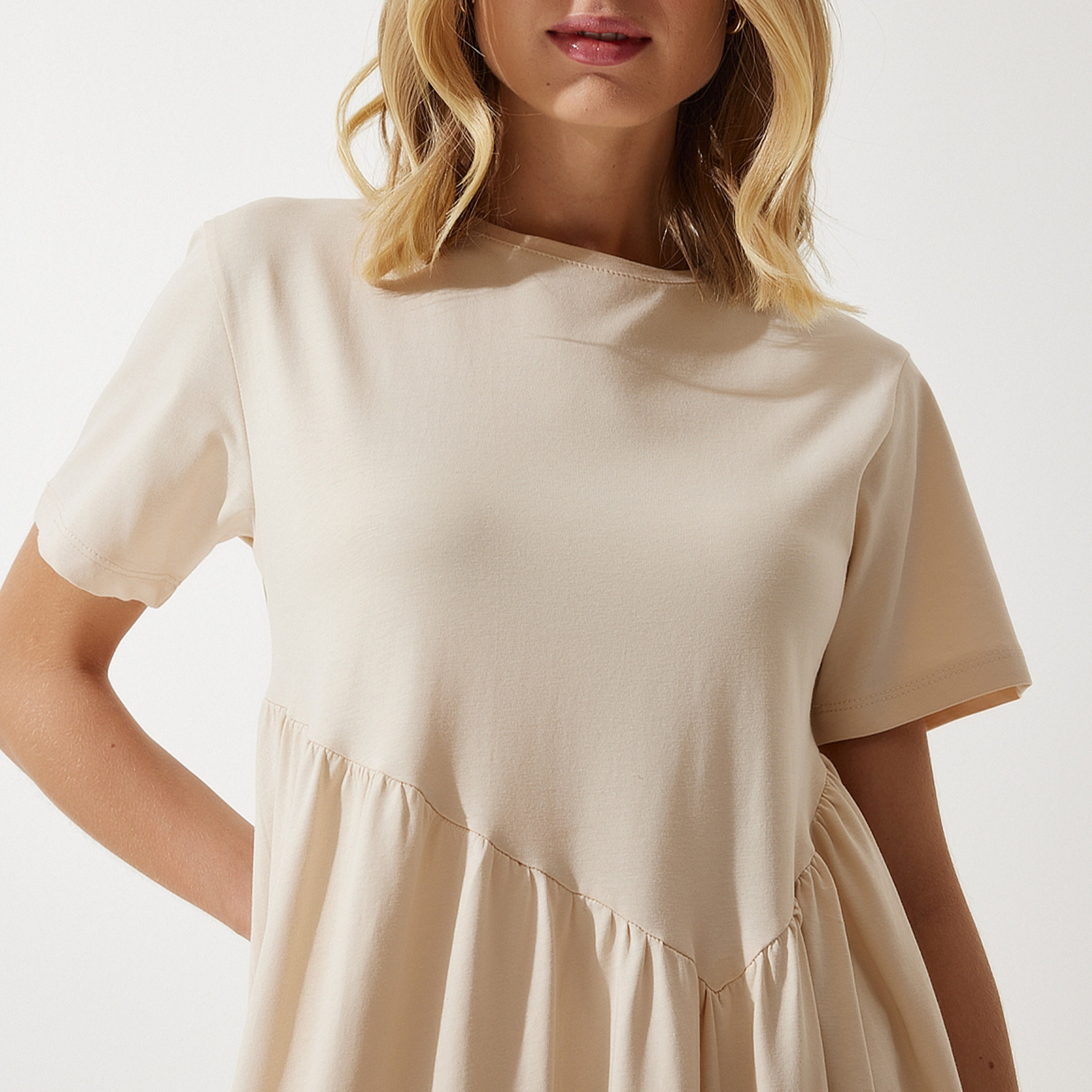 فستان ماكسي نسائي بيج من إسطنبول السعادة-women-clothing-dresses-image-4